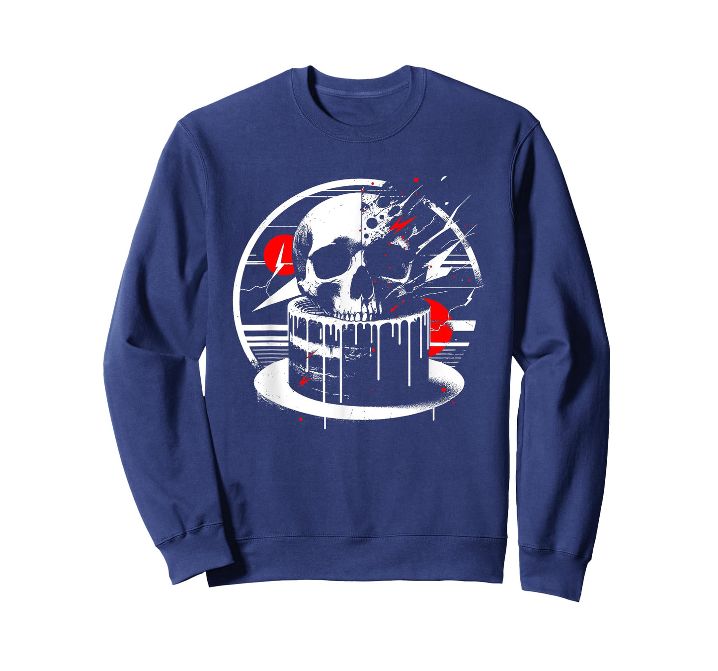 Skull Cake - Creepy Skeleton Monster Halloween Lover T-Shirt