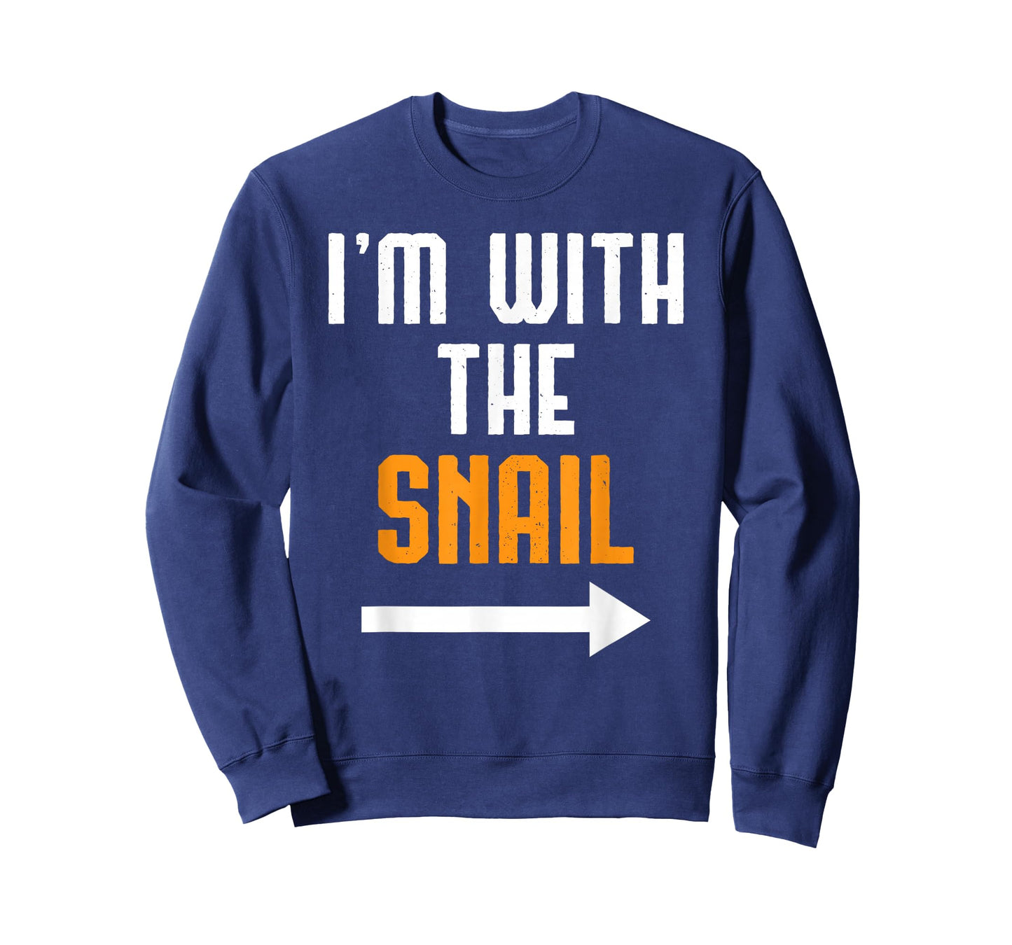 I'm With The Snail Shirt Costume Funny Halloween Couple T-Shirt