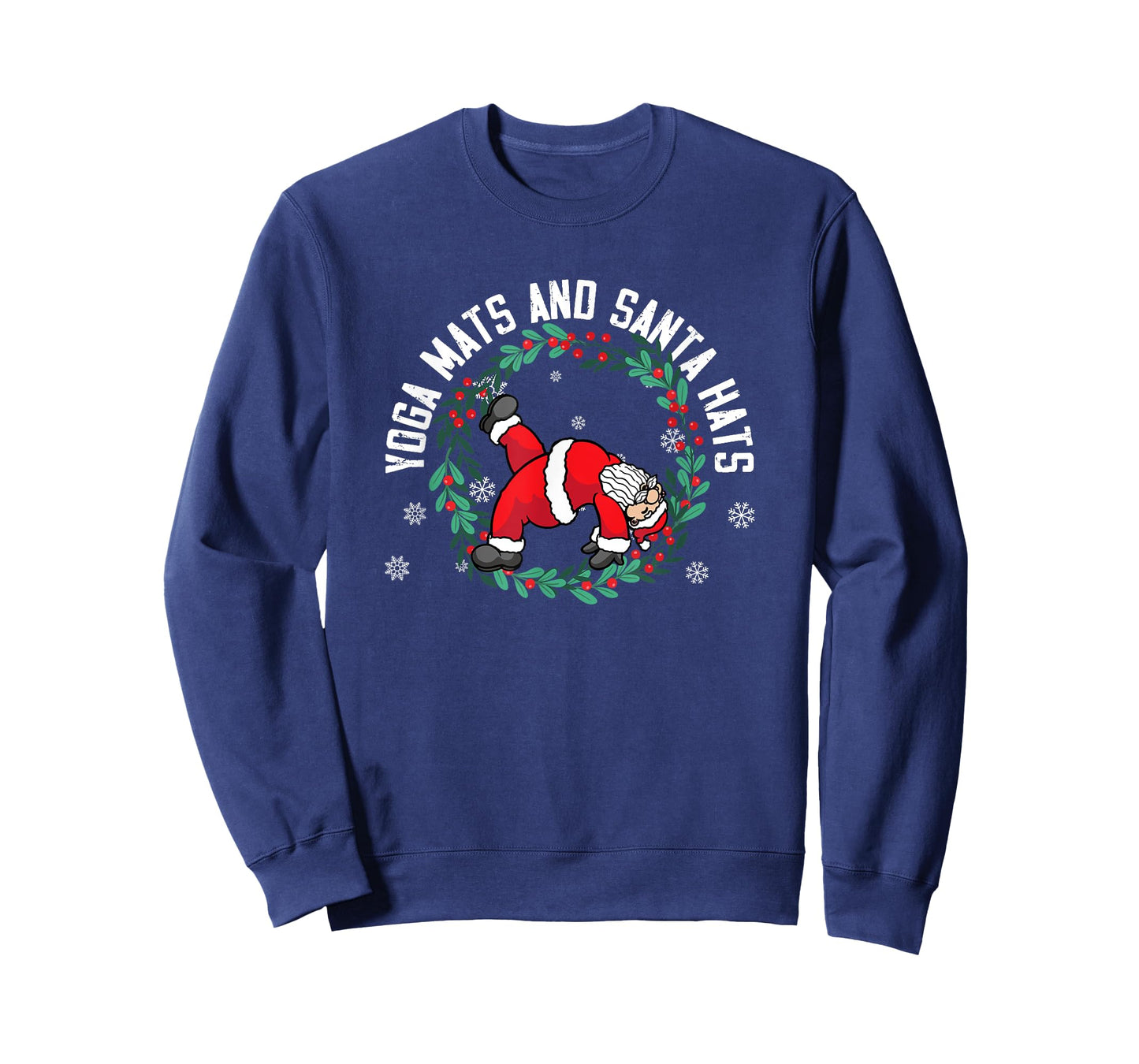 Yoga Practitioner Namasleigh Xmas Meditation Christmas Yoga T-Shirt