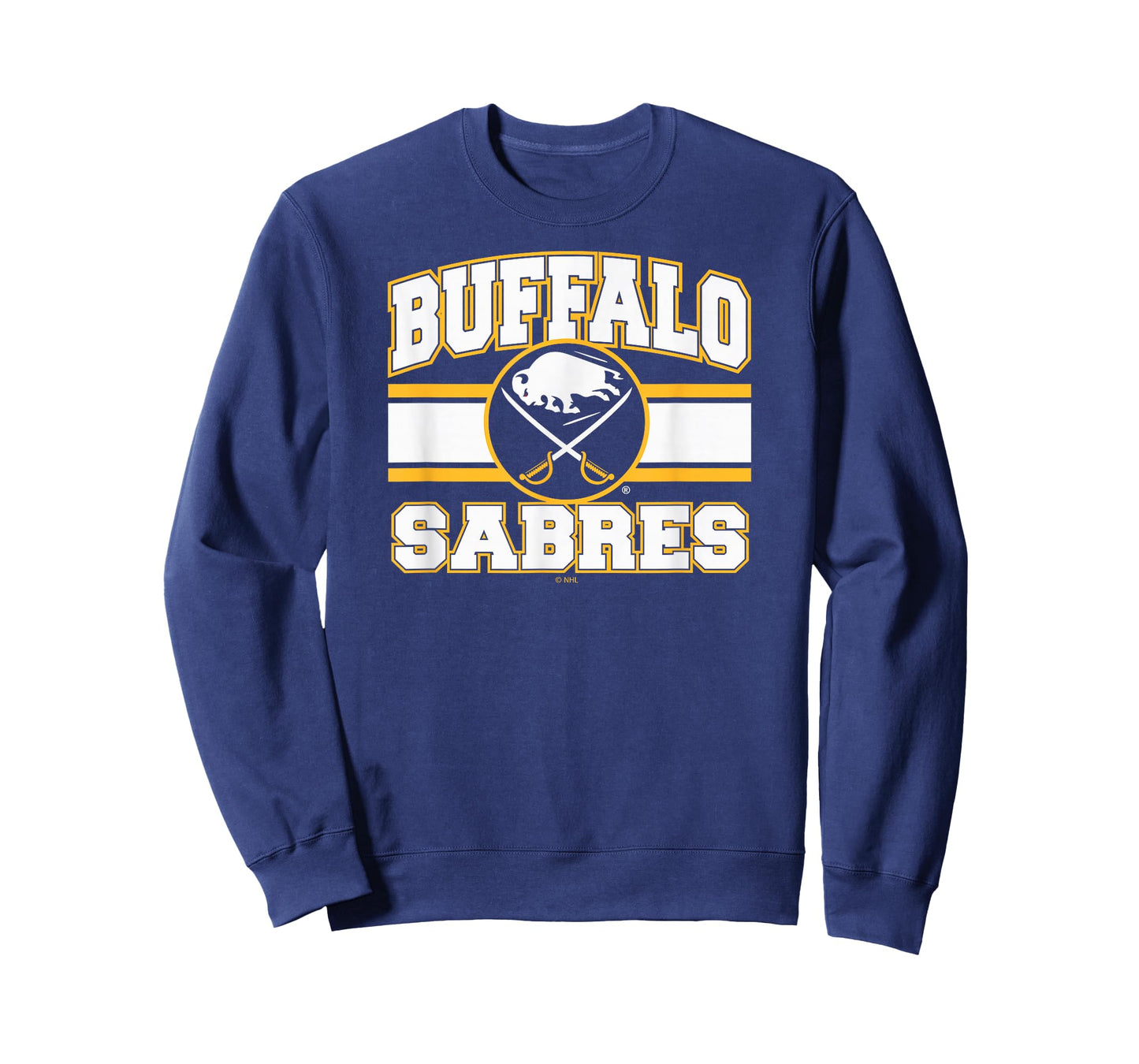 Buffalo Sabres Stripe Royal Blue Officially Licensed T-Shirt