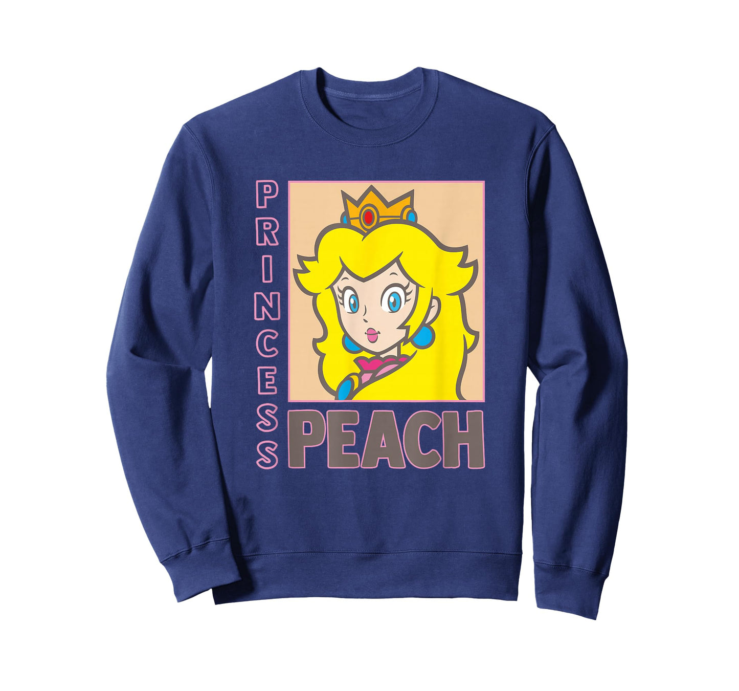 Super Mario Bros Princess Peach Over Shoulder Portrait T-Shirt