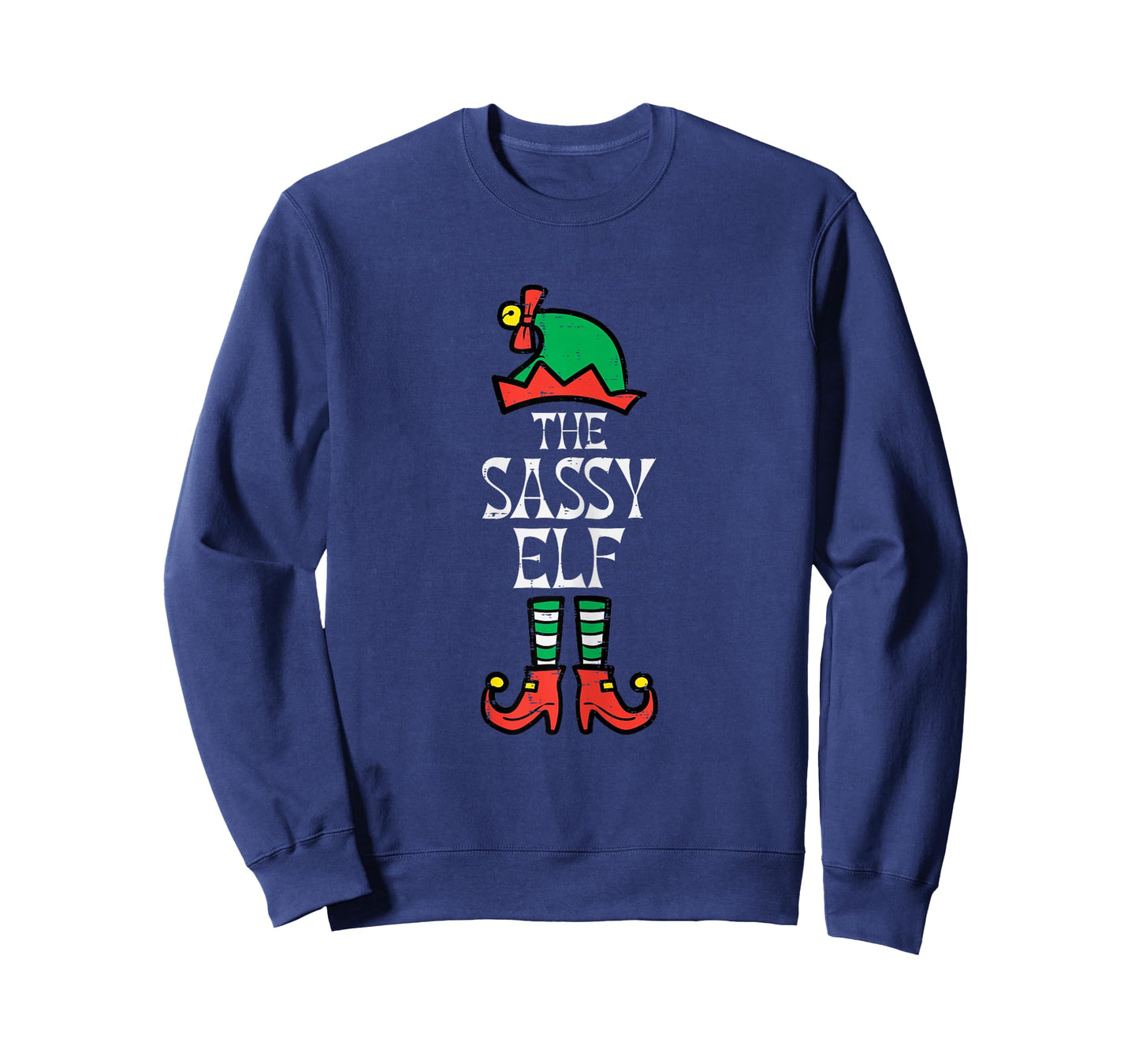 Sassy Elf Christmas Xmas Group Matching Women Girls Kids T-Shirt