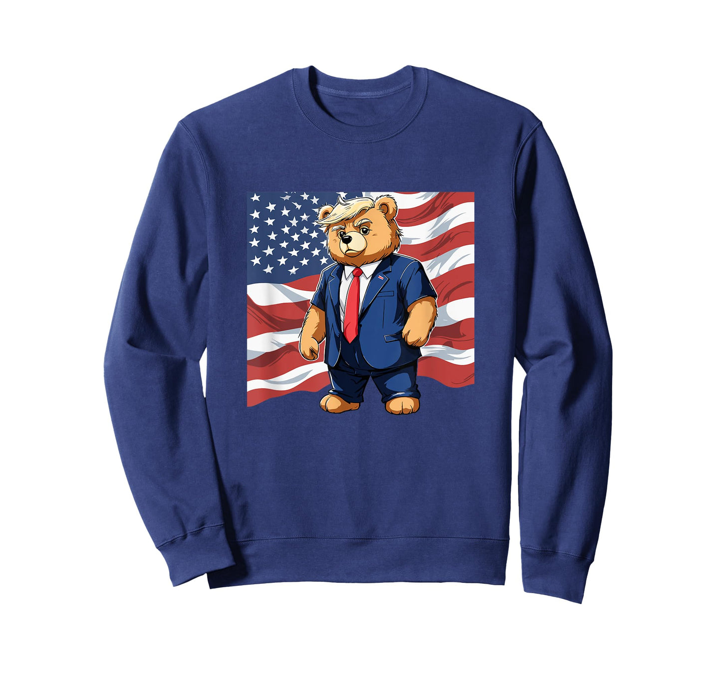 Trump Teddy Bear USA Flag Patriot Supporter T-Shirt