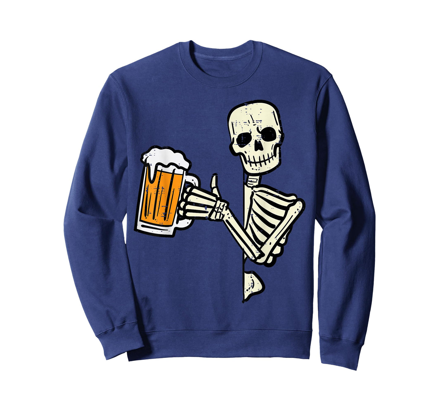Halloween Skeleton Dad Funny Lazy Skull Costume Party Men T-Shirt