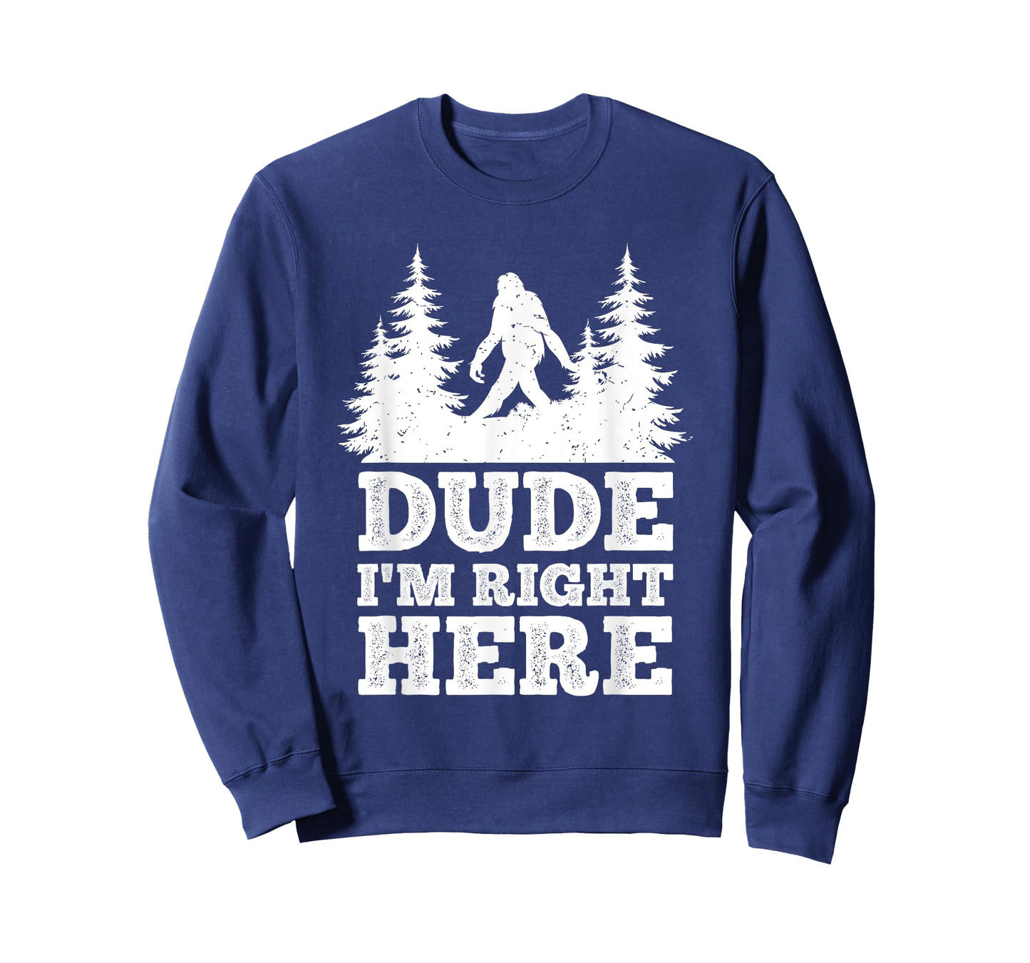 Dude I'm Right Here Bigfoot T Shirt Bigfoot Sasquatch Shirt T-Shirt