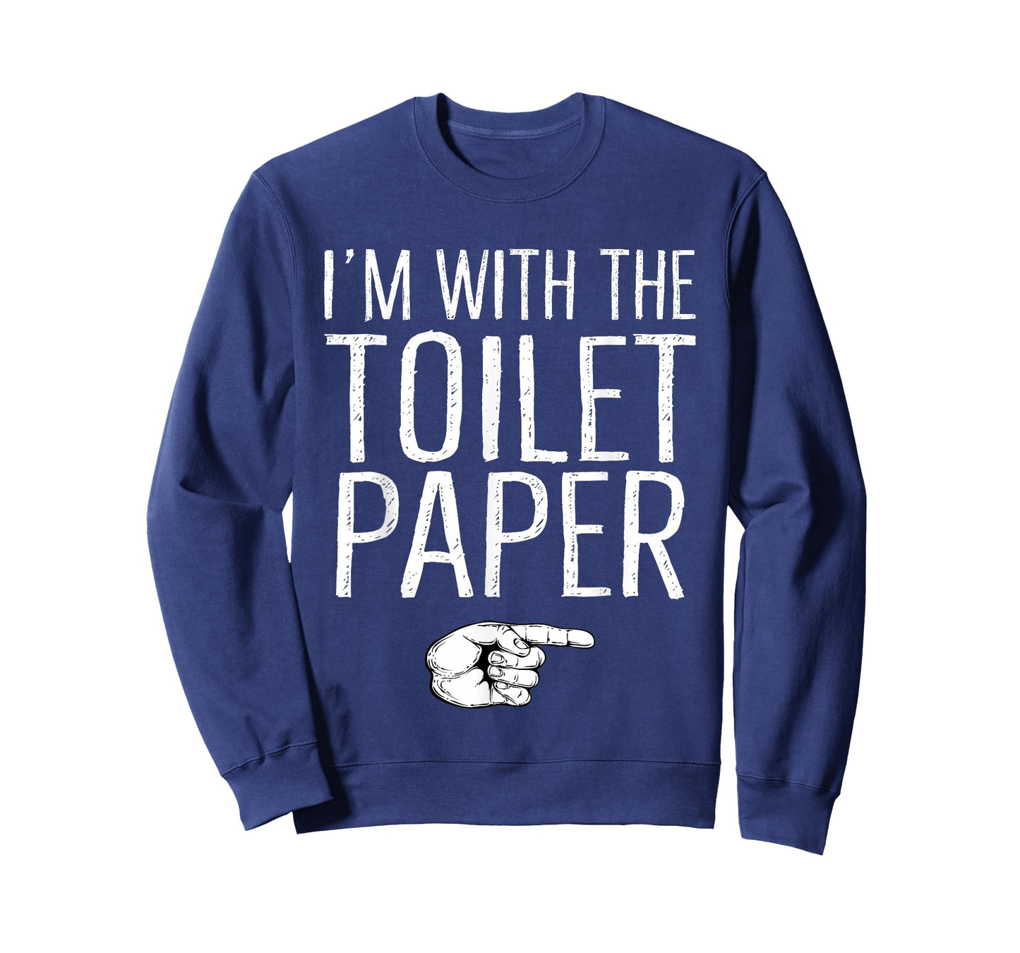 I'm With The Toilet Paper Matching Costume Halloween Party T-Shirt