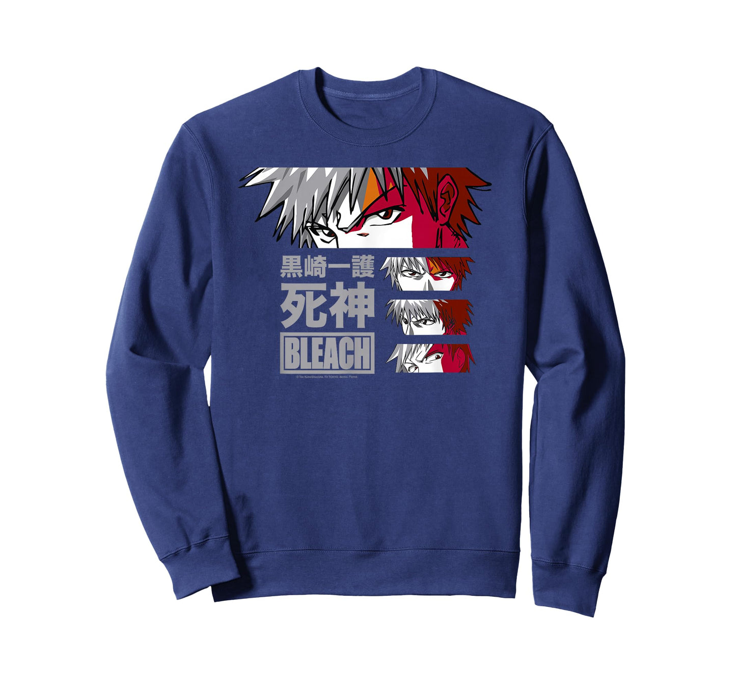 Bleach Ichigo Eyes with Kanji Anime T-Shirt
