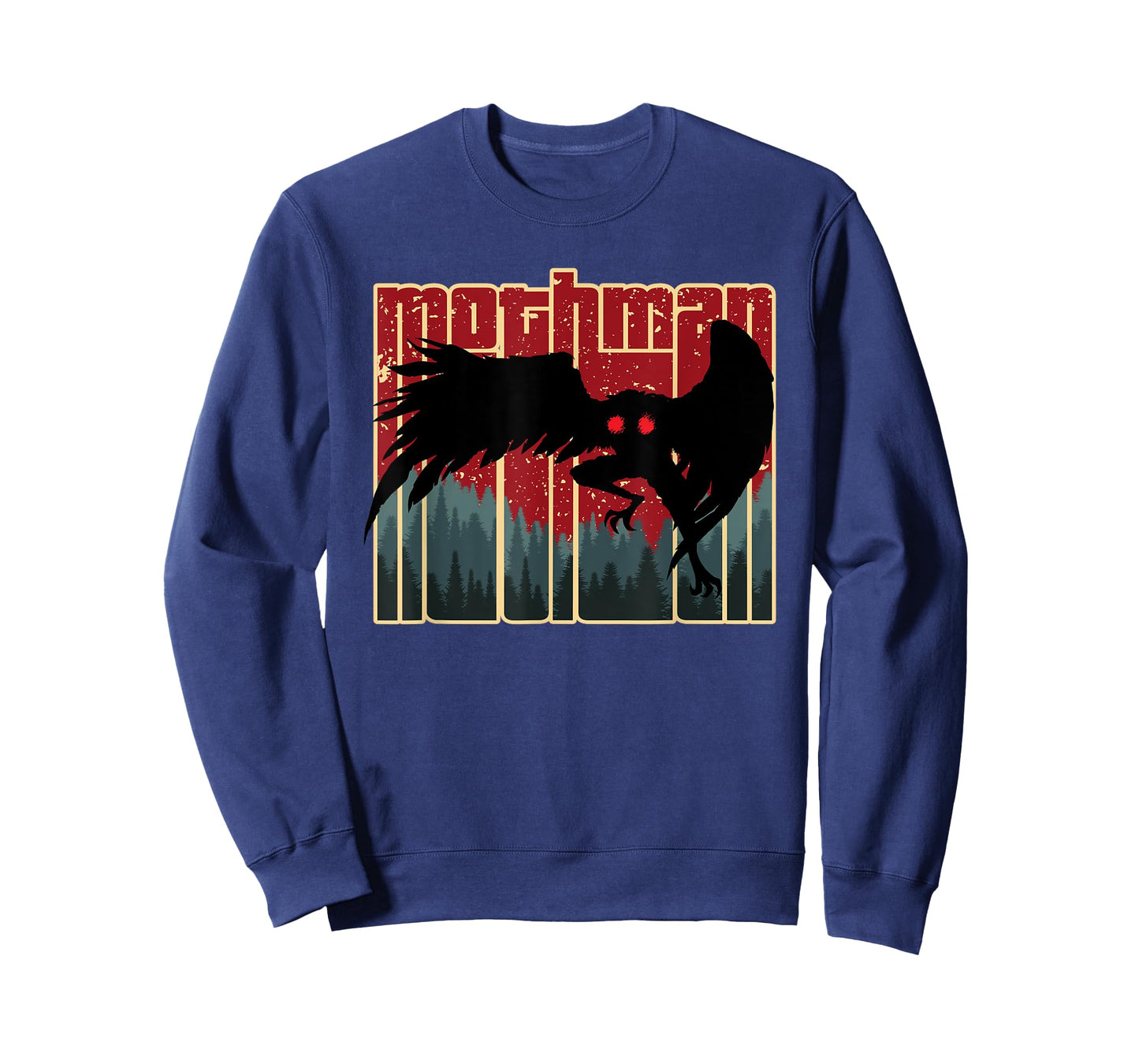 Retro Mothman - Original West Virginia Cryptid Artwork T-Shirt