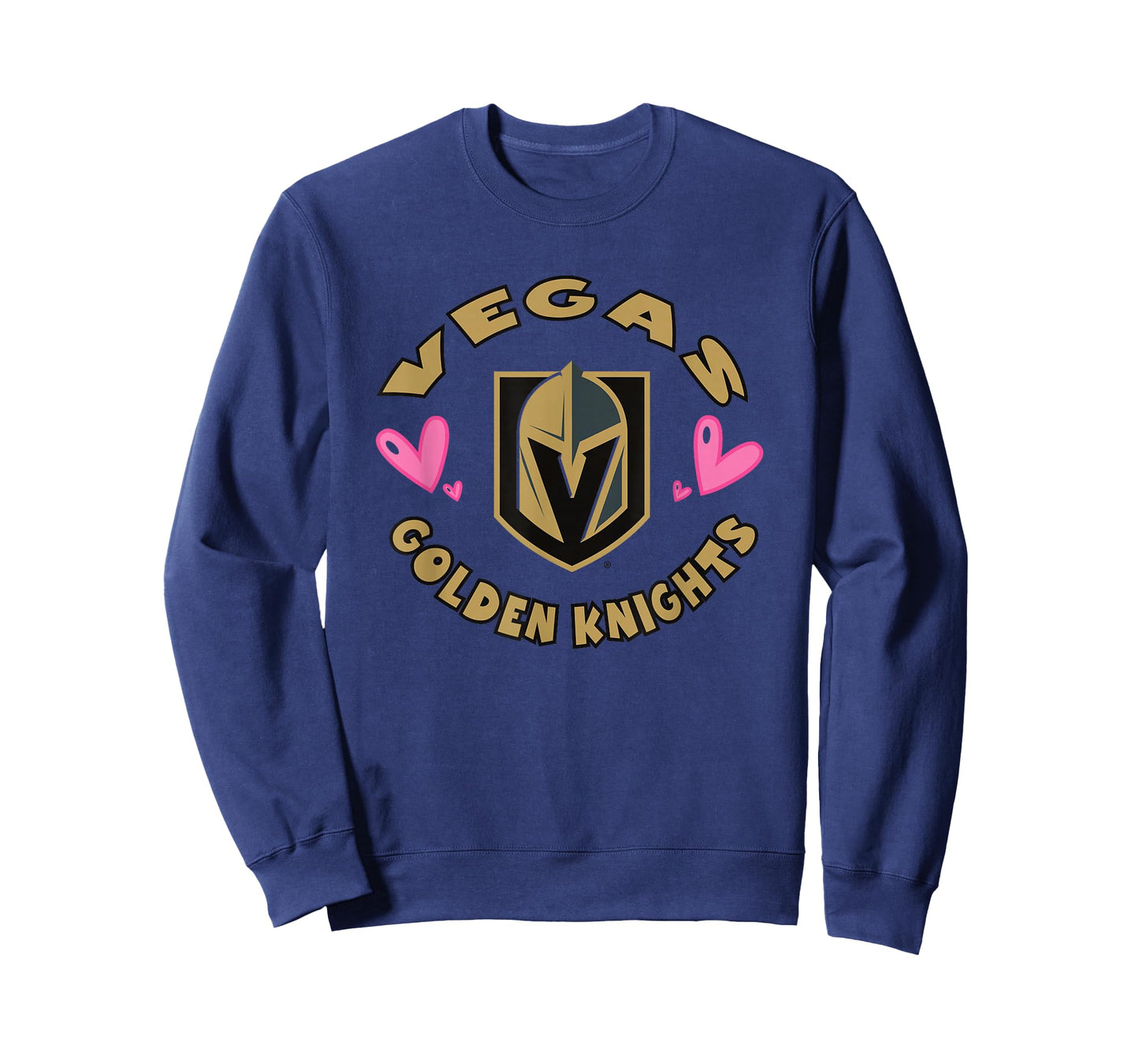 Vegas Golden Knights Valentine Hearts Officially Licensed T-Shirt