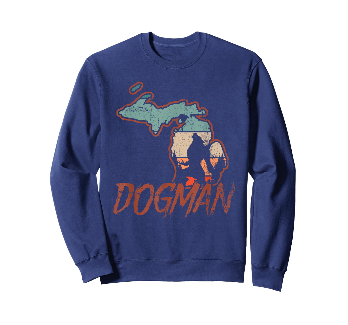 Cryptids Cryptozoology Monsters State of Michigan Dogman T-Shirt