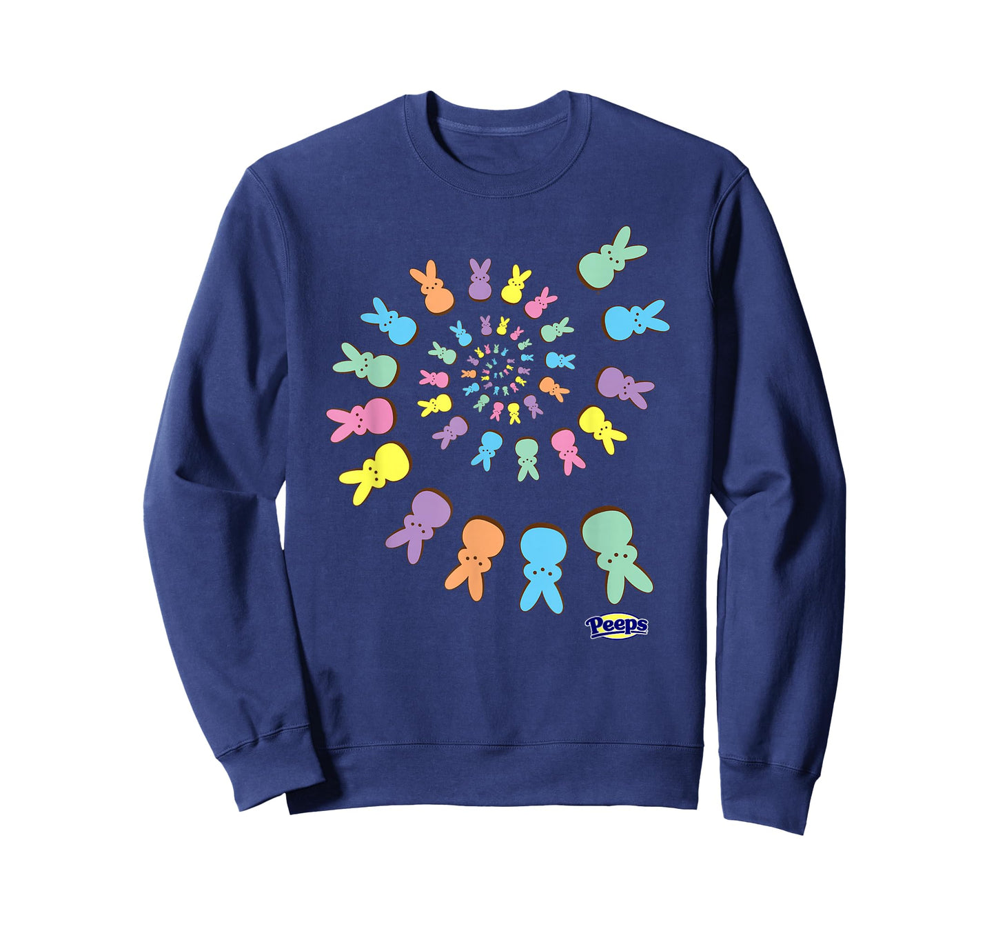 Peeps Easter Colorful Spiral Of Sugary Bunnies T-Shirt