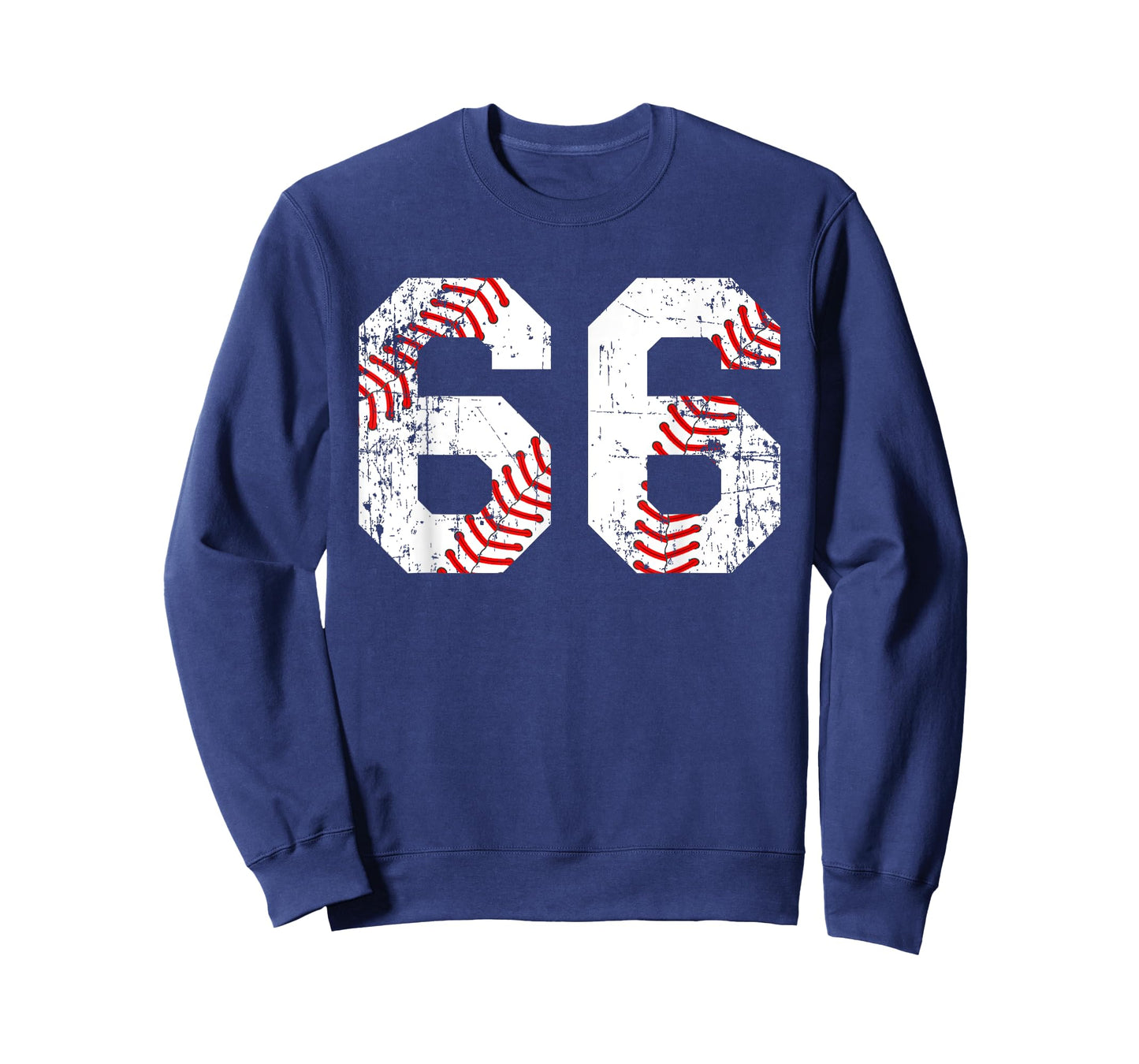 Vintage Baseball 66 Jersey Number T-Shirt