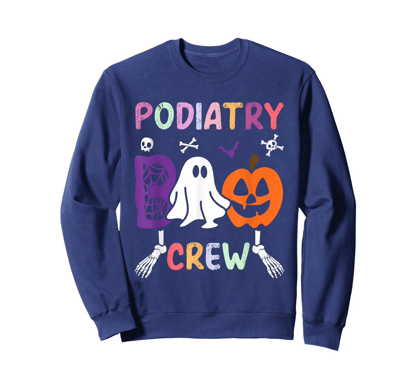 Podiatry Boo Crew Ghost Gift For Halloween Spooky Costume T-Shirt