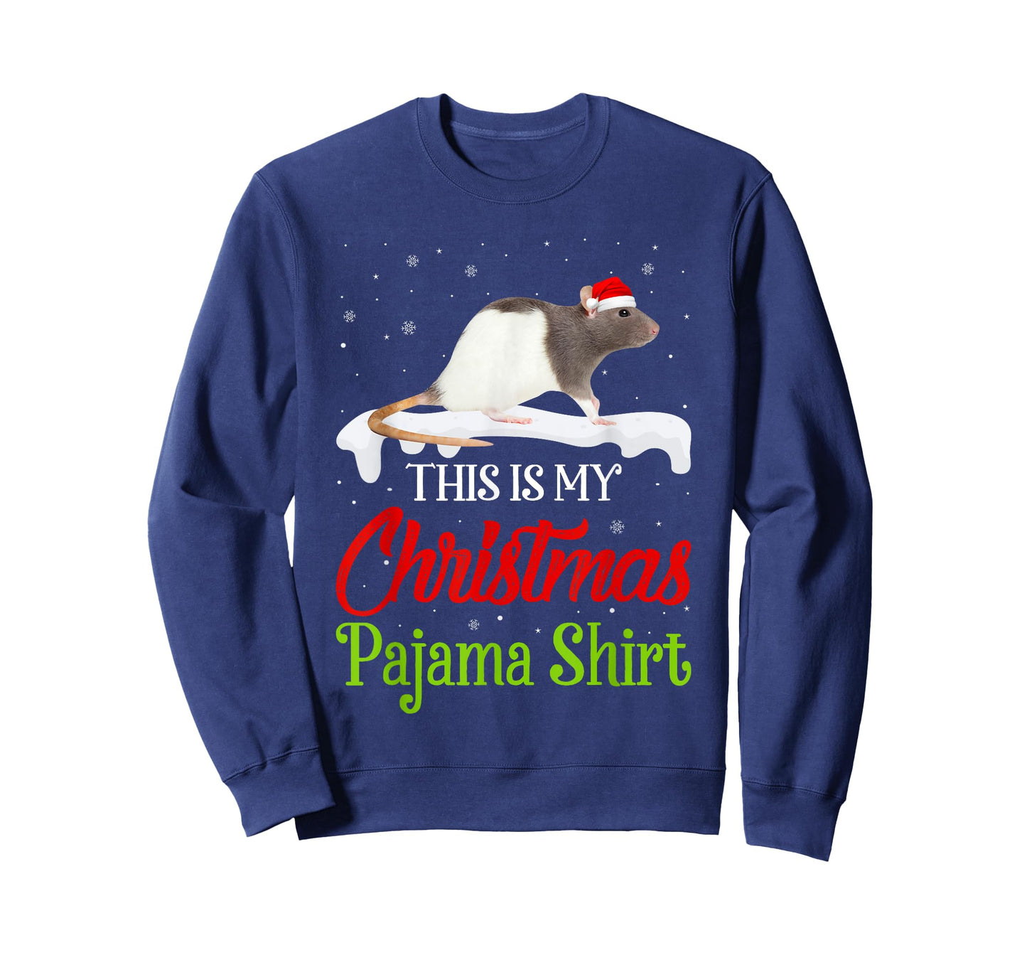 This Is My Christmas Pajama Shirt Rat Matching Family T-Shirt