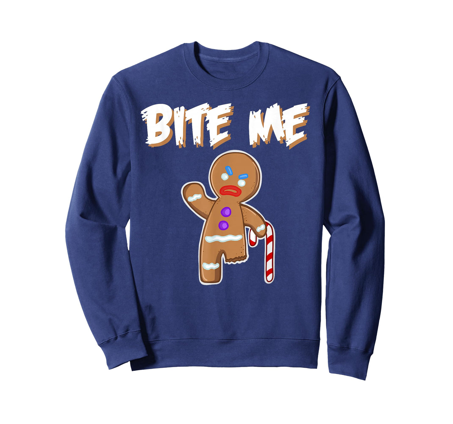 Bite Me angry gingerbread man Bite Me T-Shirt