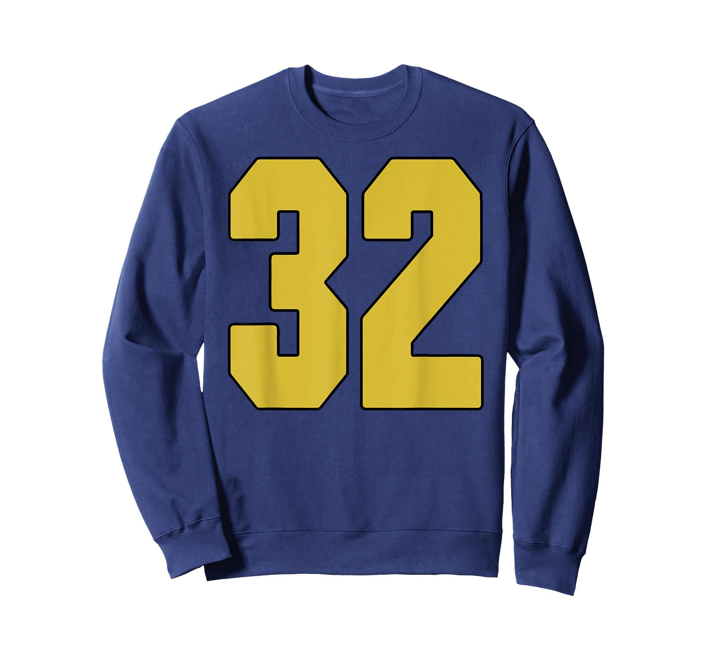 Old Gold Black Number 32 Jersey Player Uniform #32 T-Shirt