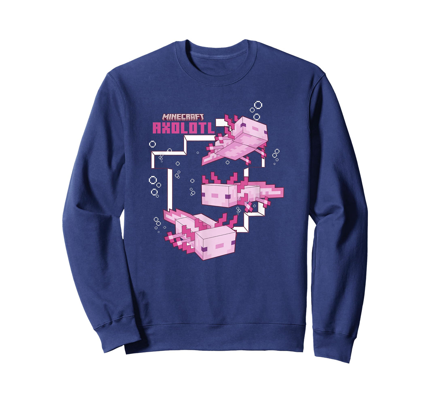 Minecraft Pink Axolotl Pond T-Shirt