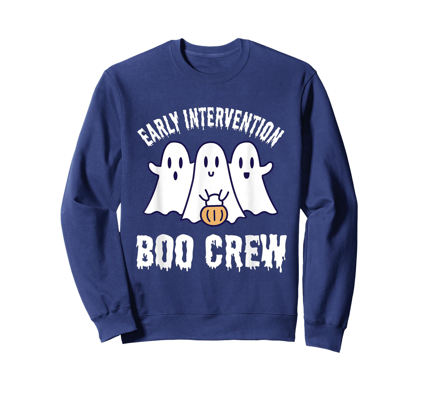 Funny Early Intervention Boo Crew Halloween Costume T-Shirt