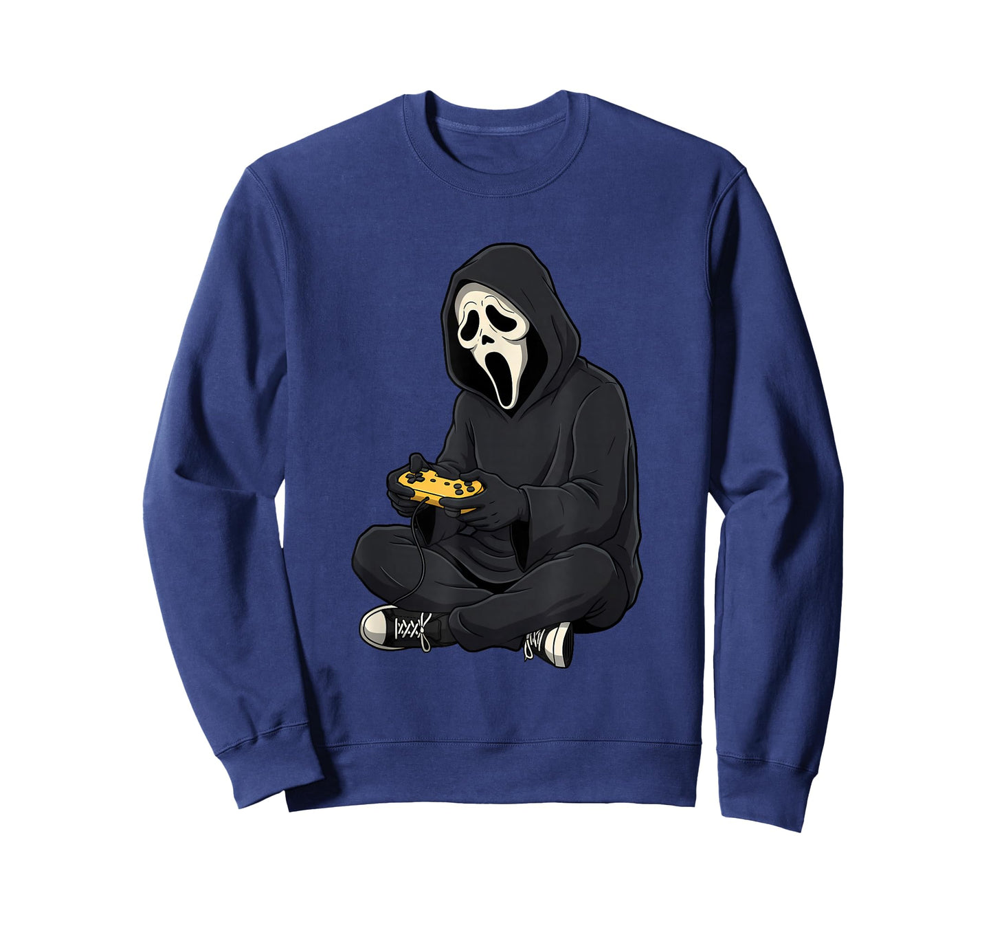 Halloween Scary Face Ghost Mask Gamer Video T-Shirt