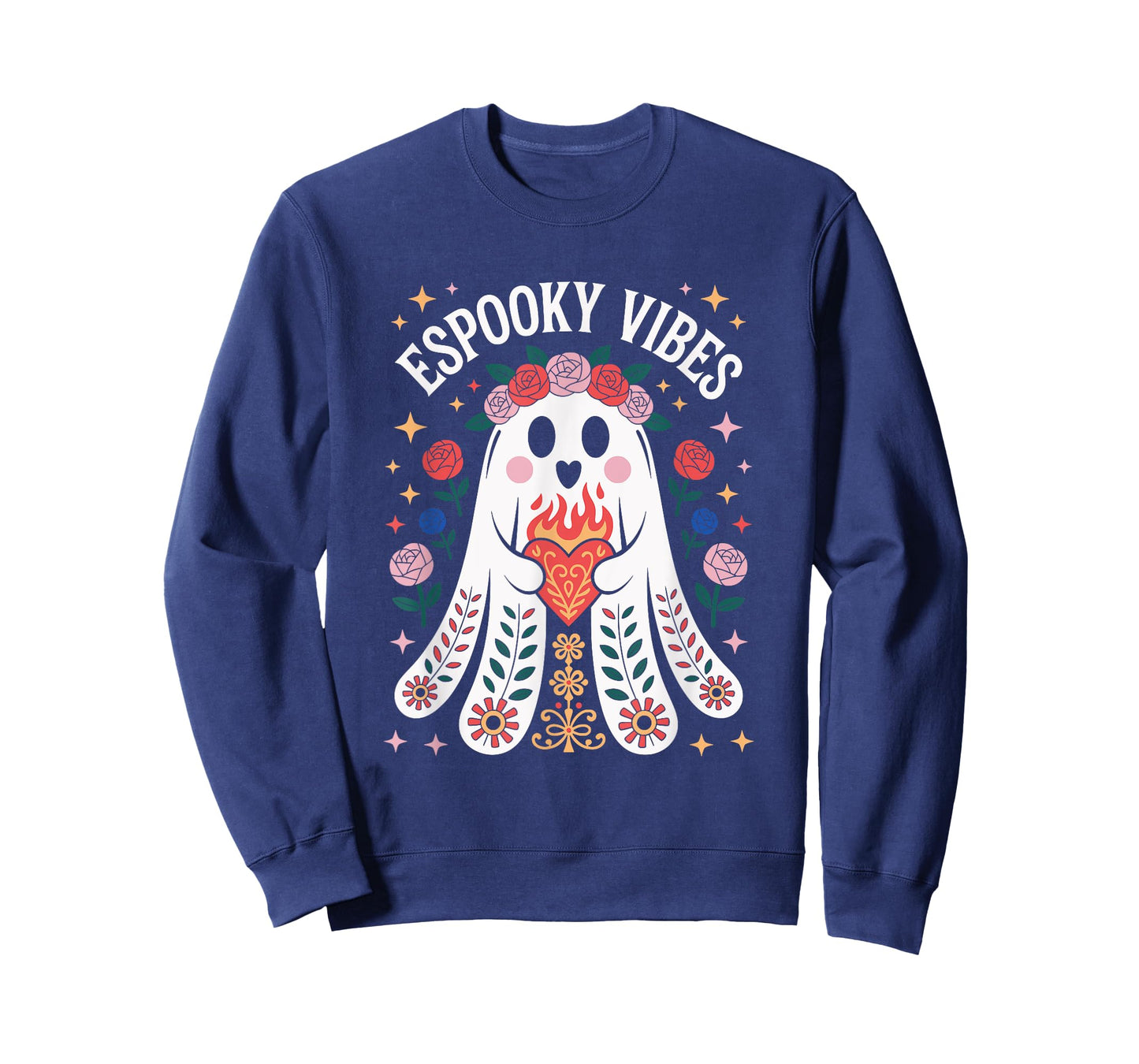 Espooky Vibes Spanish Halloween Mexican Teacher T-Shirt