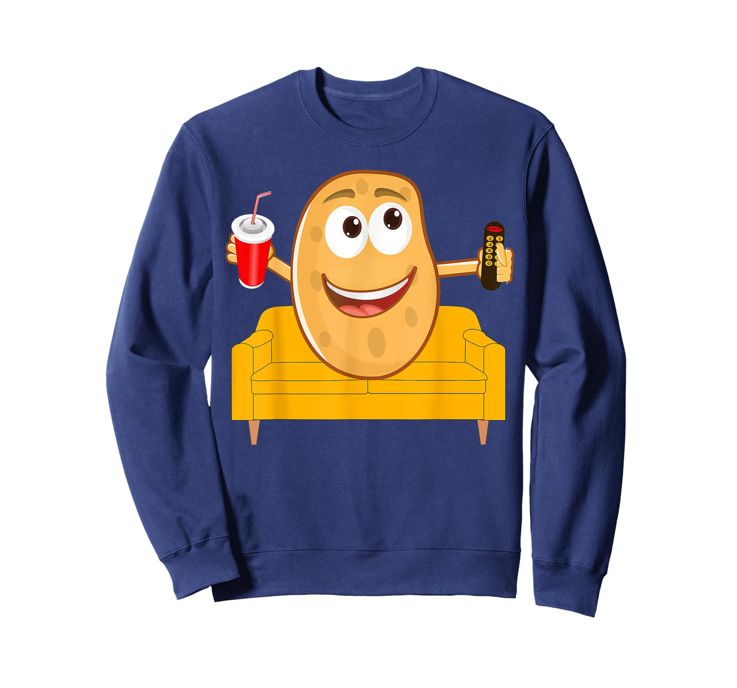 Couch Potato Shirt, Funny Halloween Costume Gag Gift T-Shirt