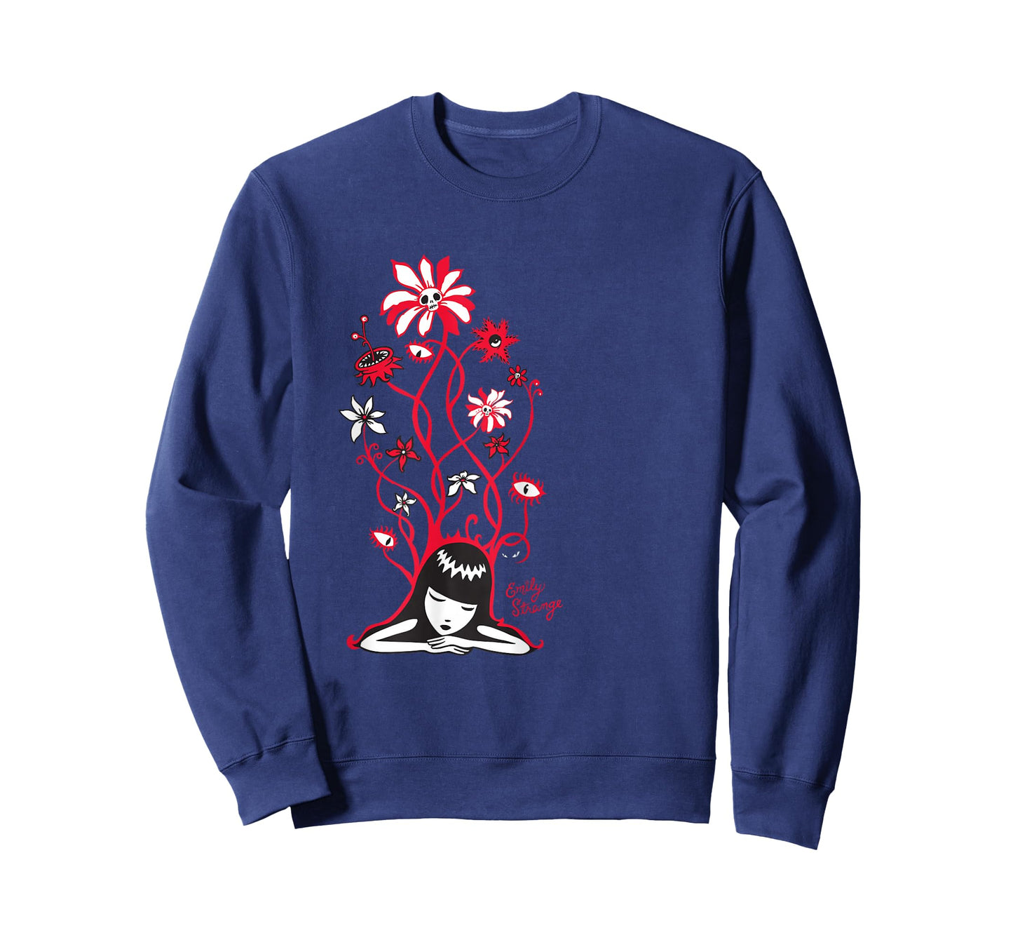 Emily The Strange Flower Power Cat Nap T-Shirt