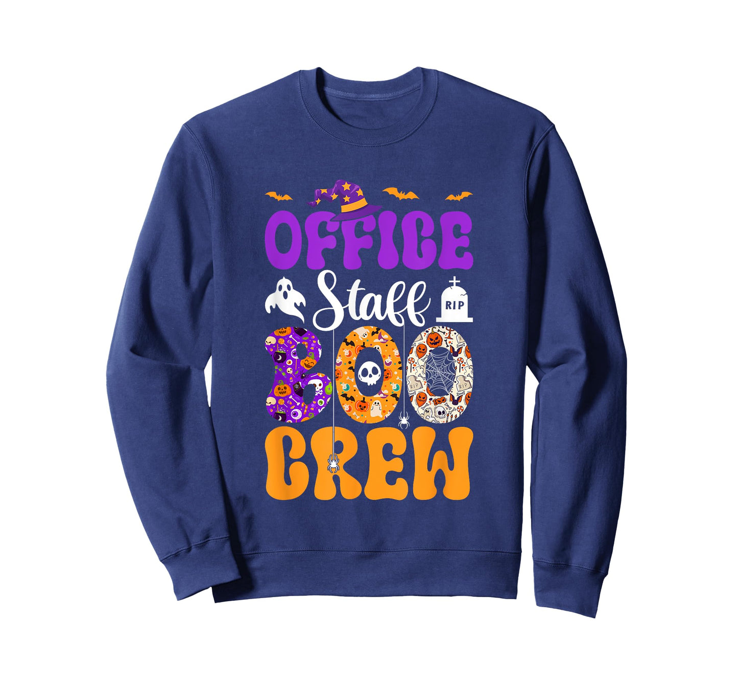 Office Staff Boo Crew Matching Autumn Halloween Costume T-Shirt