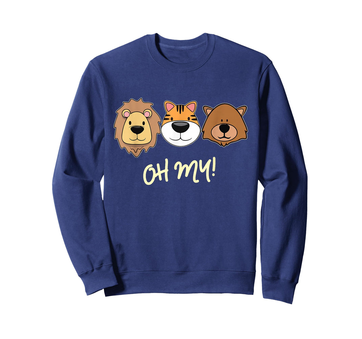 Lion Tiger and Bear Oh My Fun Jungle Zoo Animal Lover Gift T-Shirt
