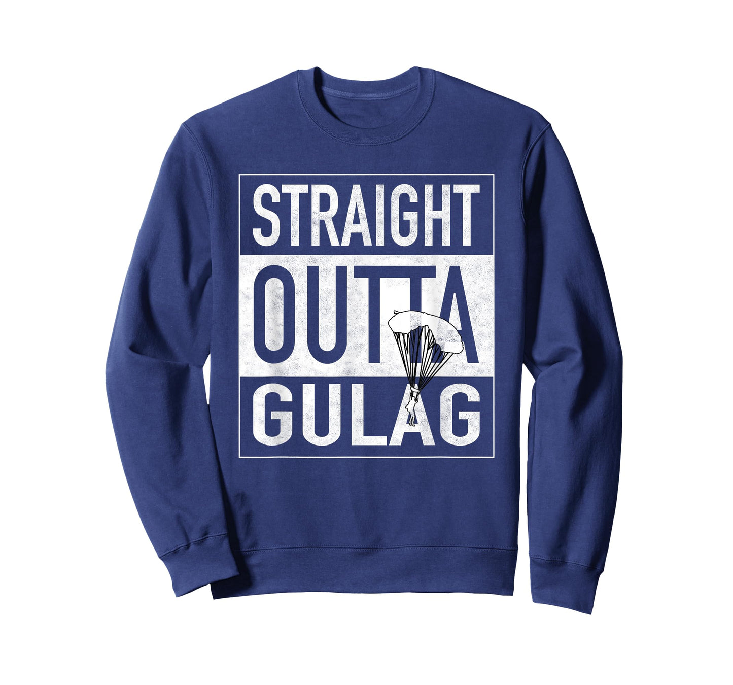 Straight Outta Gulag with Parachute for Gamers T-Shirt