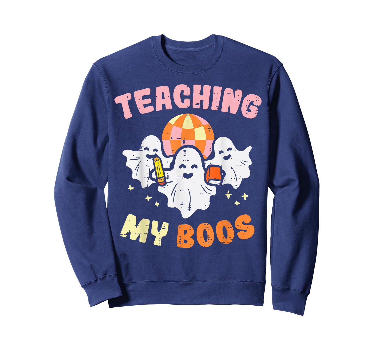 Halloween Teacher Teaching My Boos Costume Teacher Men Women T-Shirt