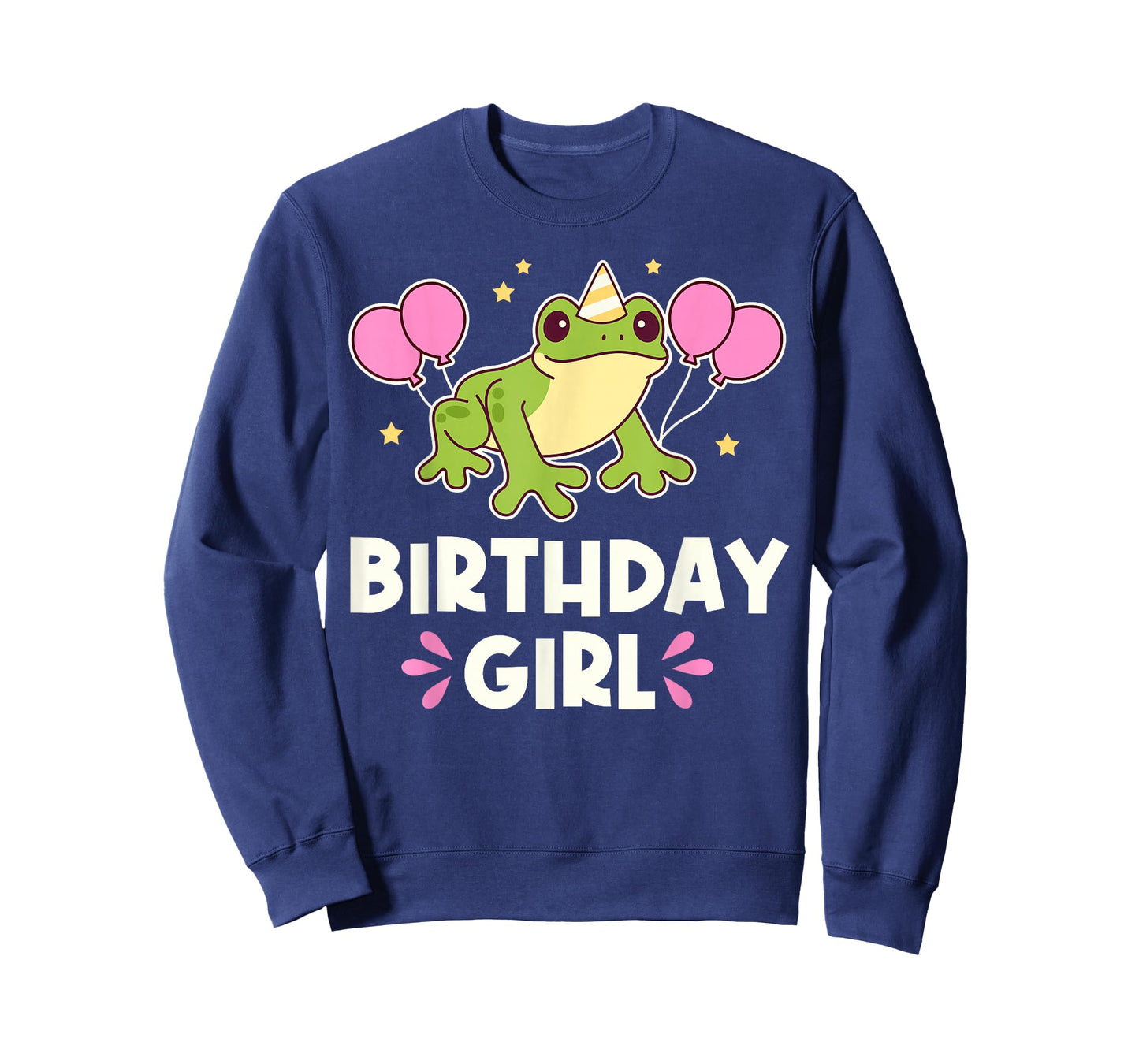 Cute Birthday Girl Frog Graphic T-Shirt