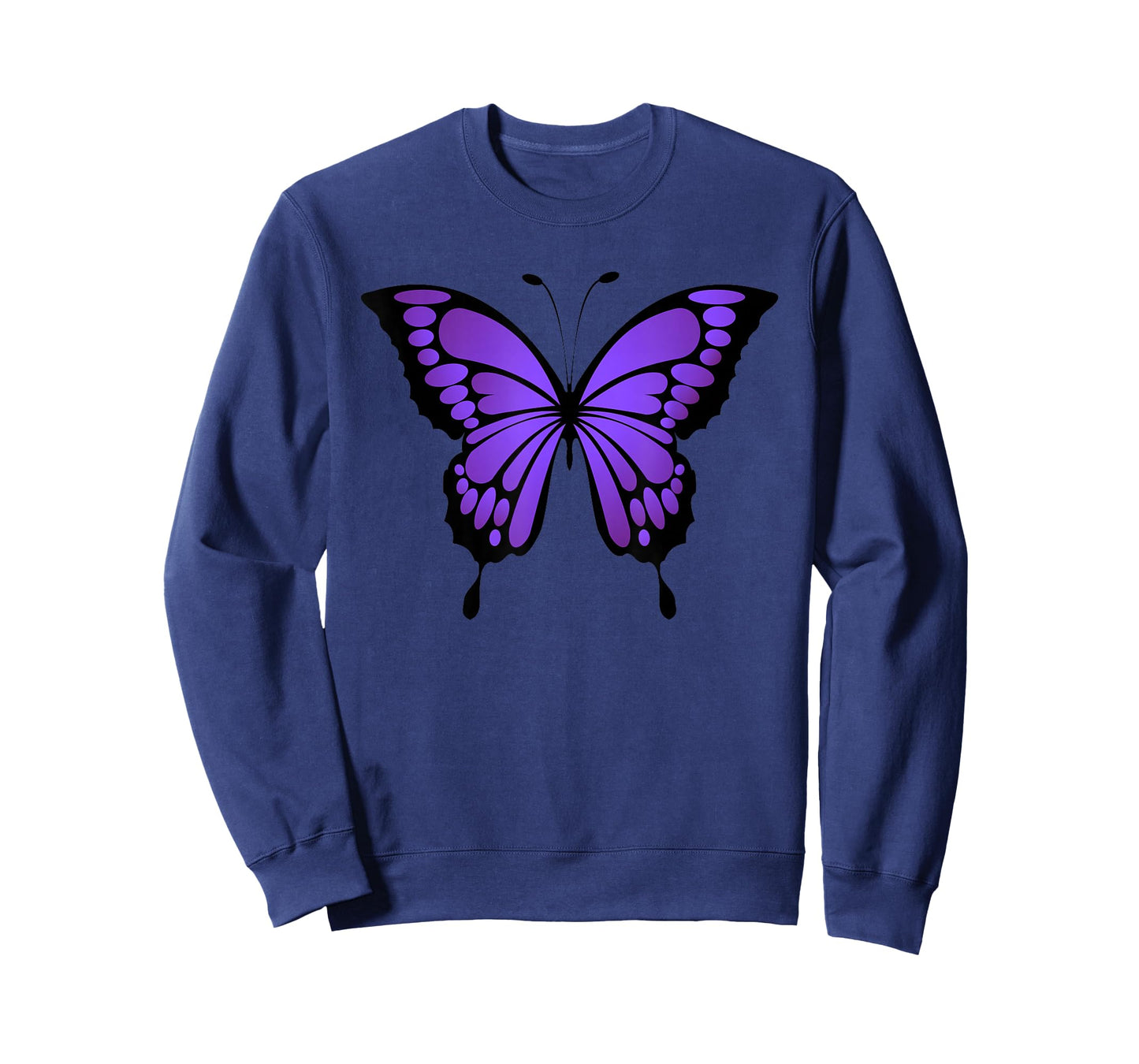 Vibrant Purple Butterfly T-Shirt