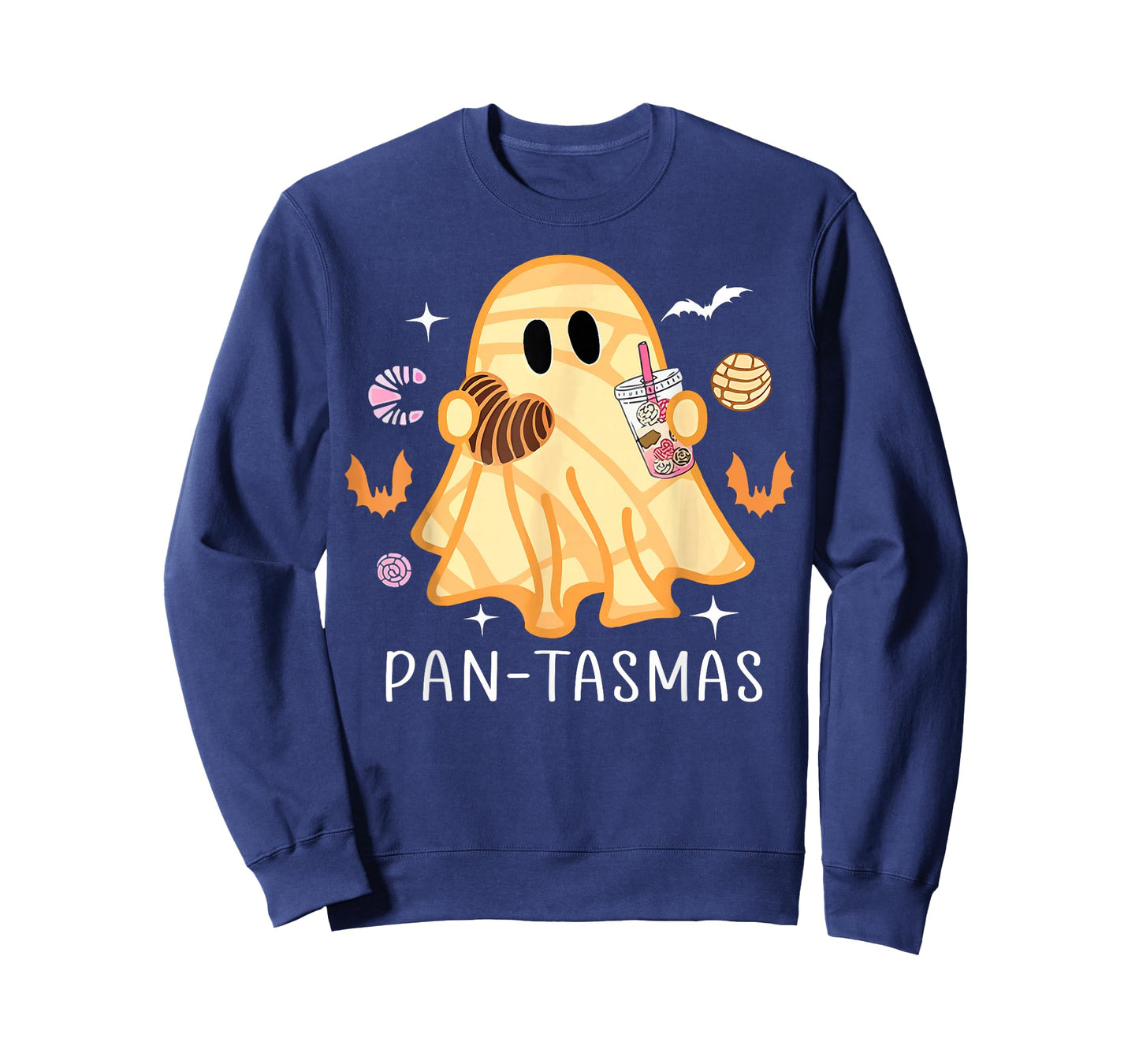 Pantasmas Ghost Funny Spooky Conchas Mexican Ghost Halloween T-Shirt