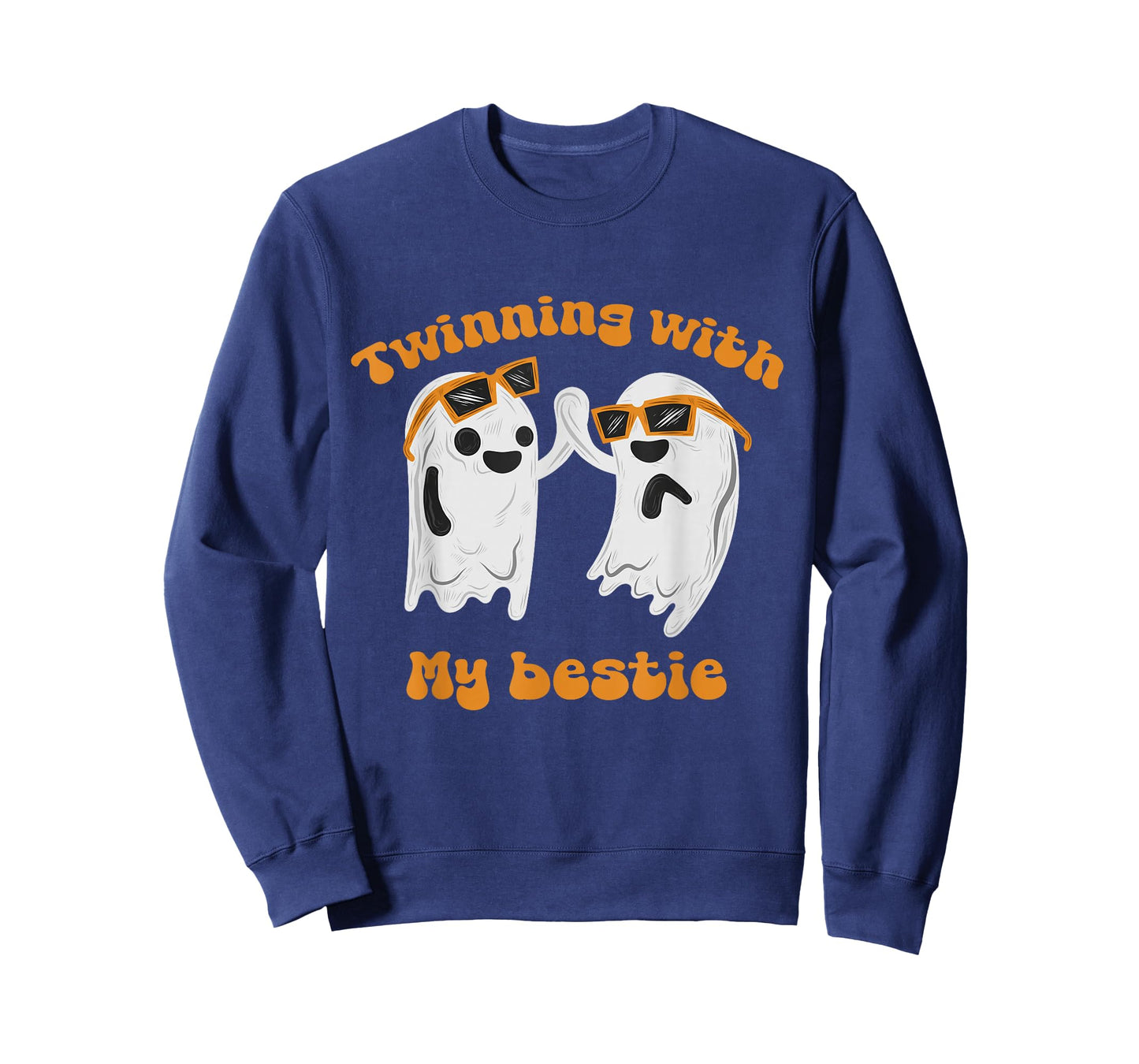 Twinning With My Bestie Halloween Ghost For Women And Men T-Shirt