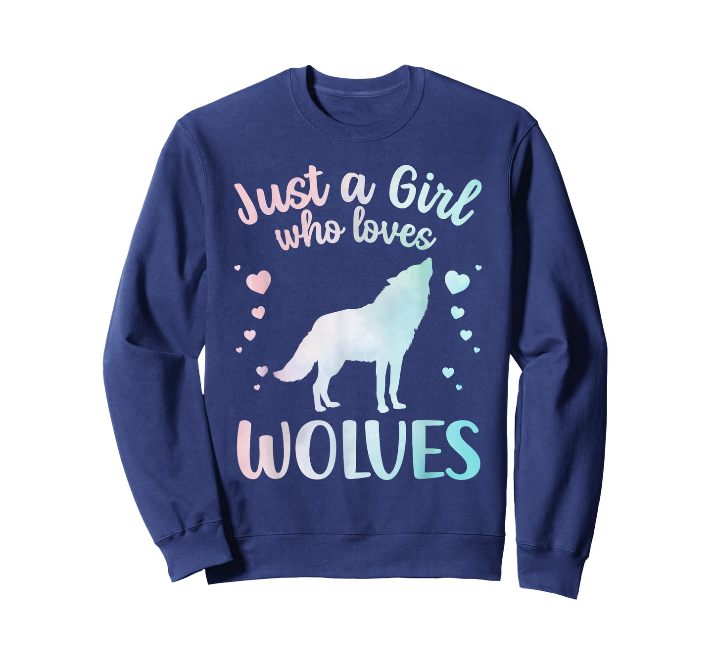 Cute Wolf Art for Women Girls Wof Pack Wolves Wolf Lover T-Shirt