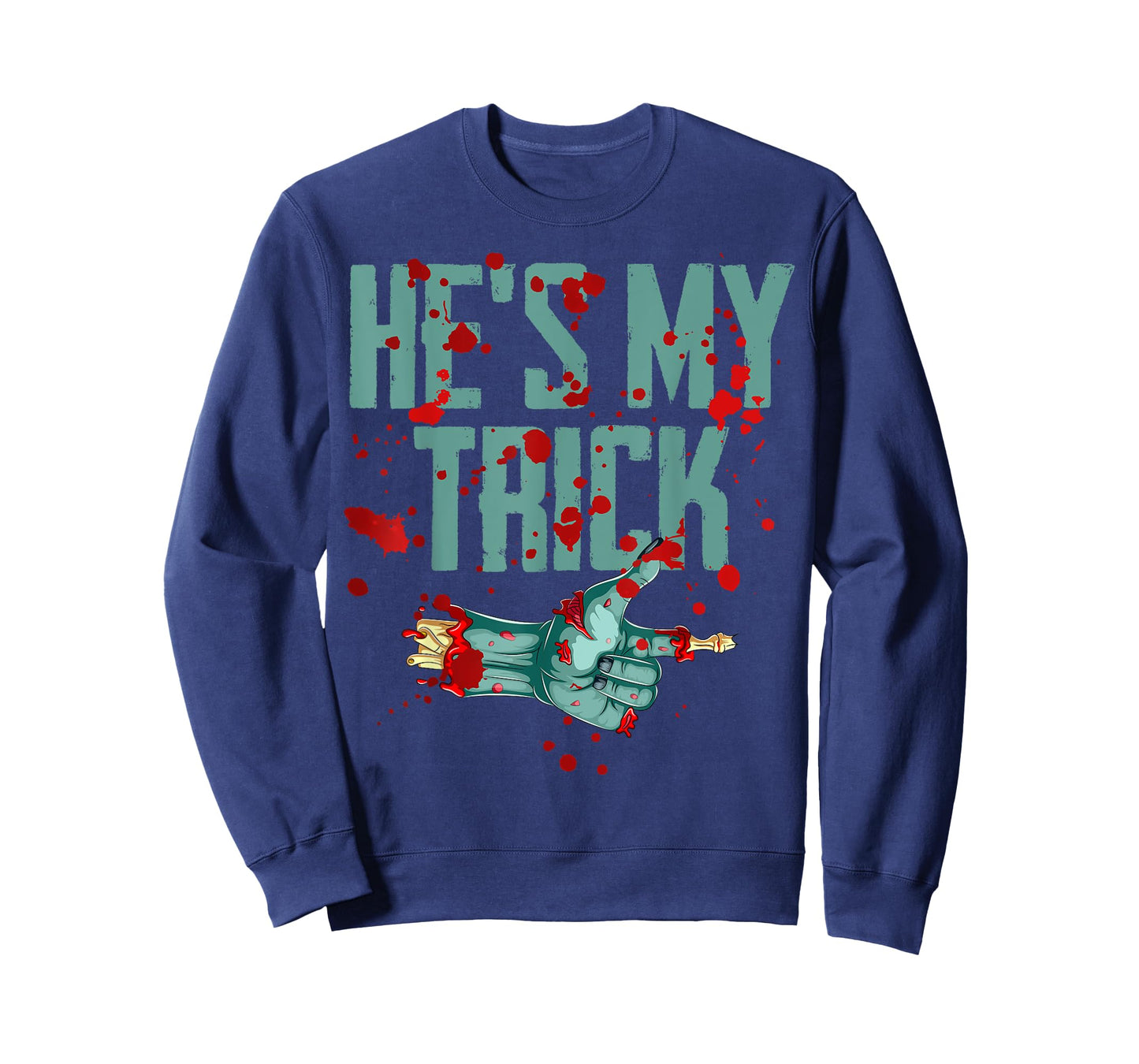 He's My Trick She's My Treat Halloween Zombie Matching T-Shirt