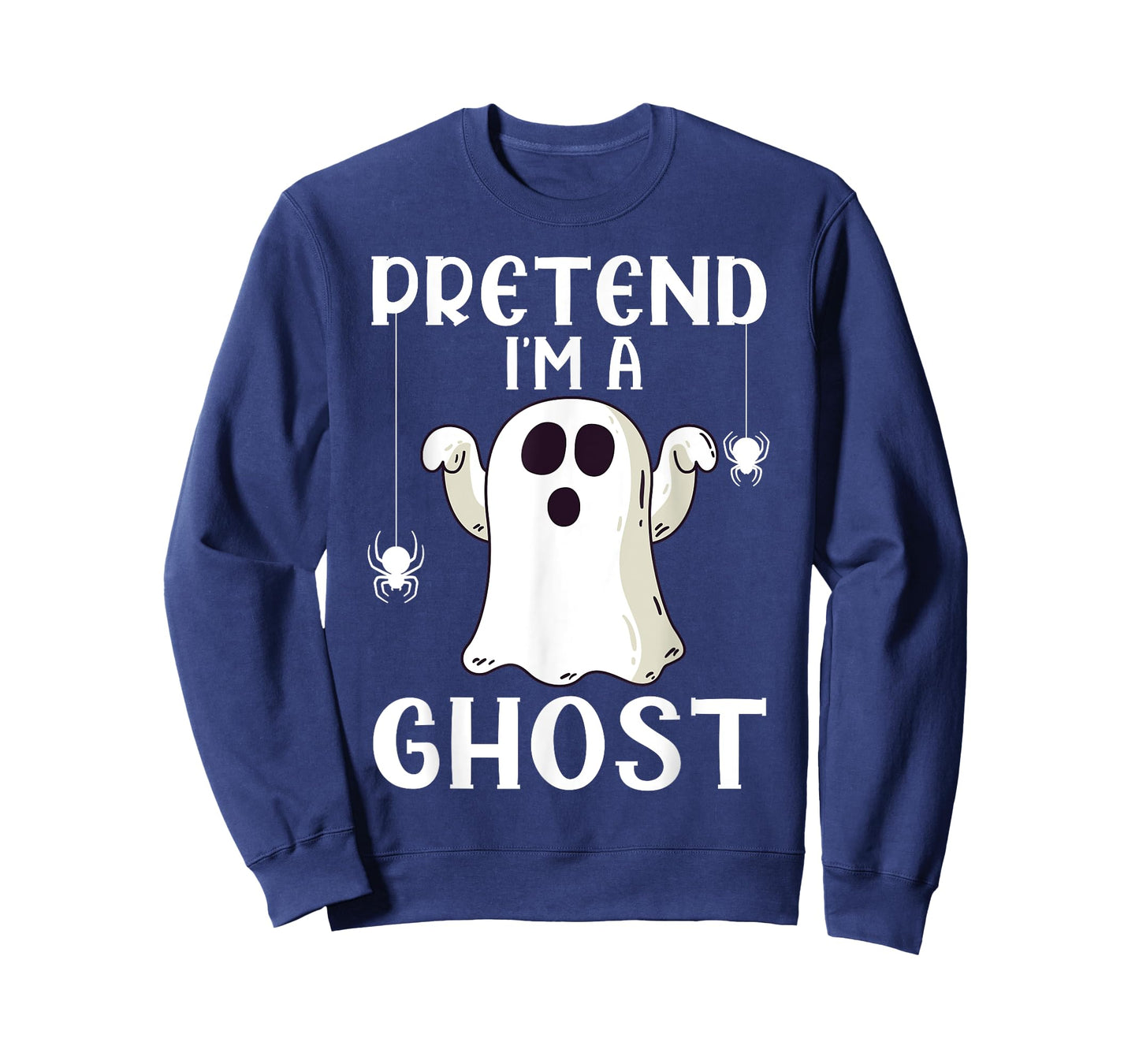 Funny Pretend I'm A Ghost Lazy Halloween Costume T-Shirt