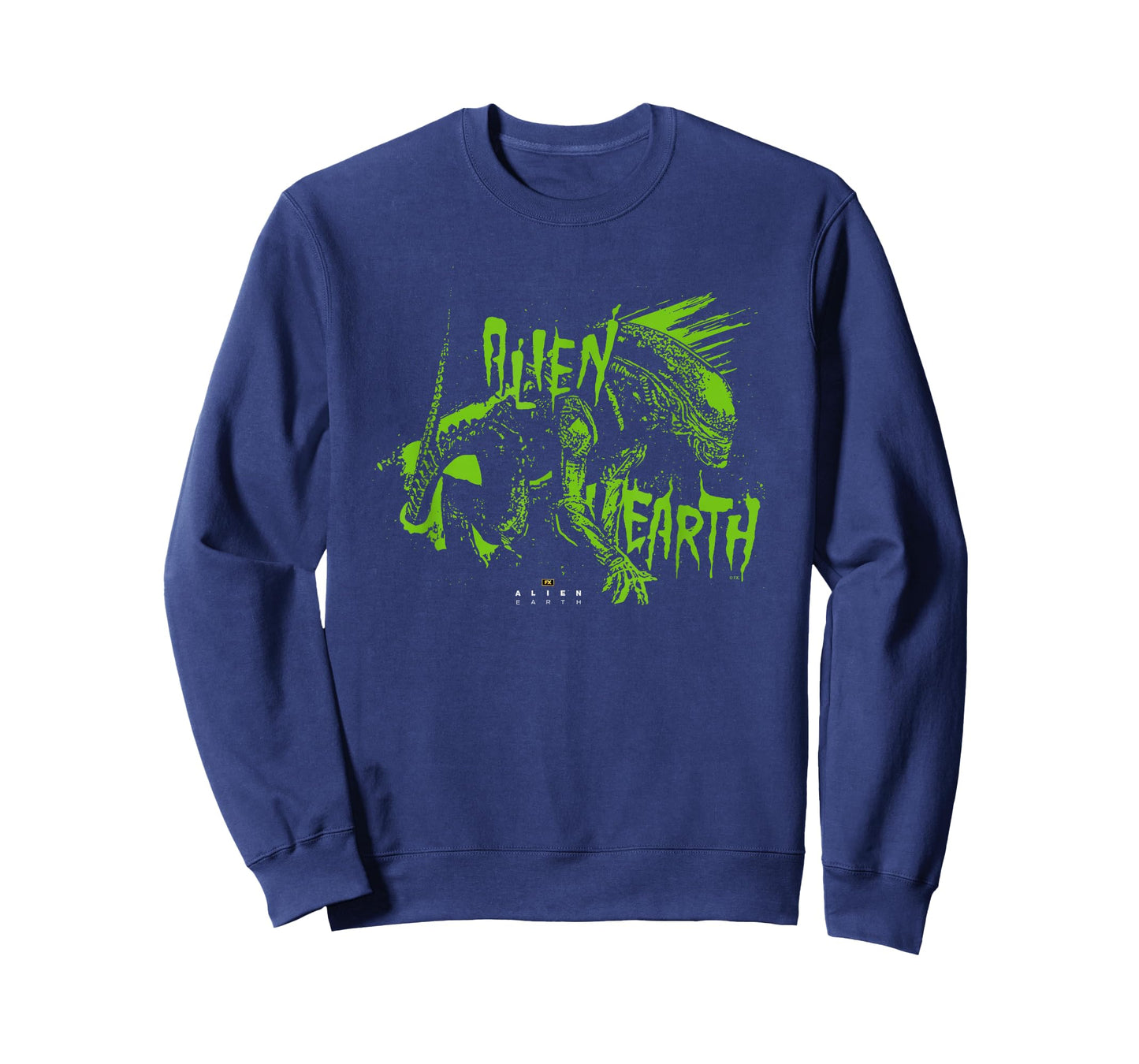 Alien: Earth Xenomorph XX121 Neon Distressed Style T-Shirt
