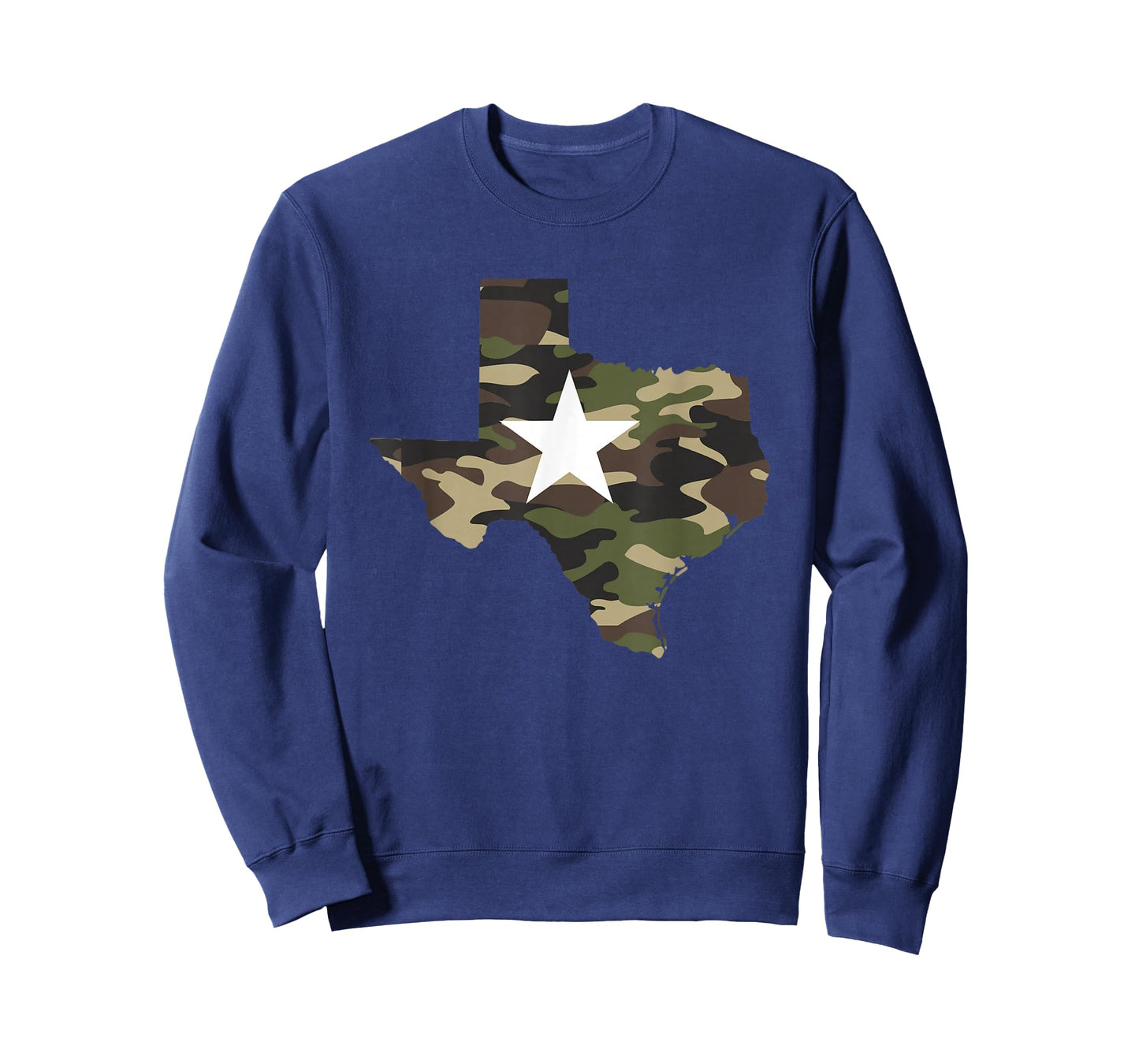 Texas Texan Army Camouflage Star Map US Soldiers Veterans T-Shirt