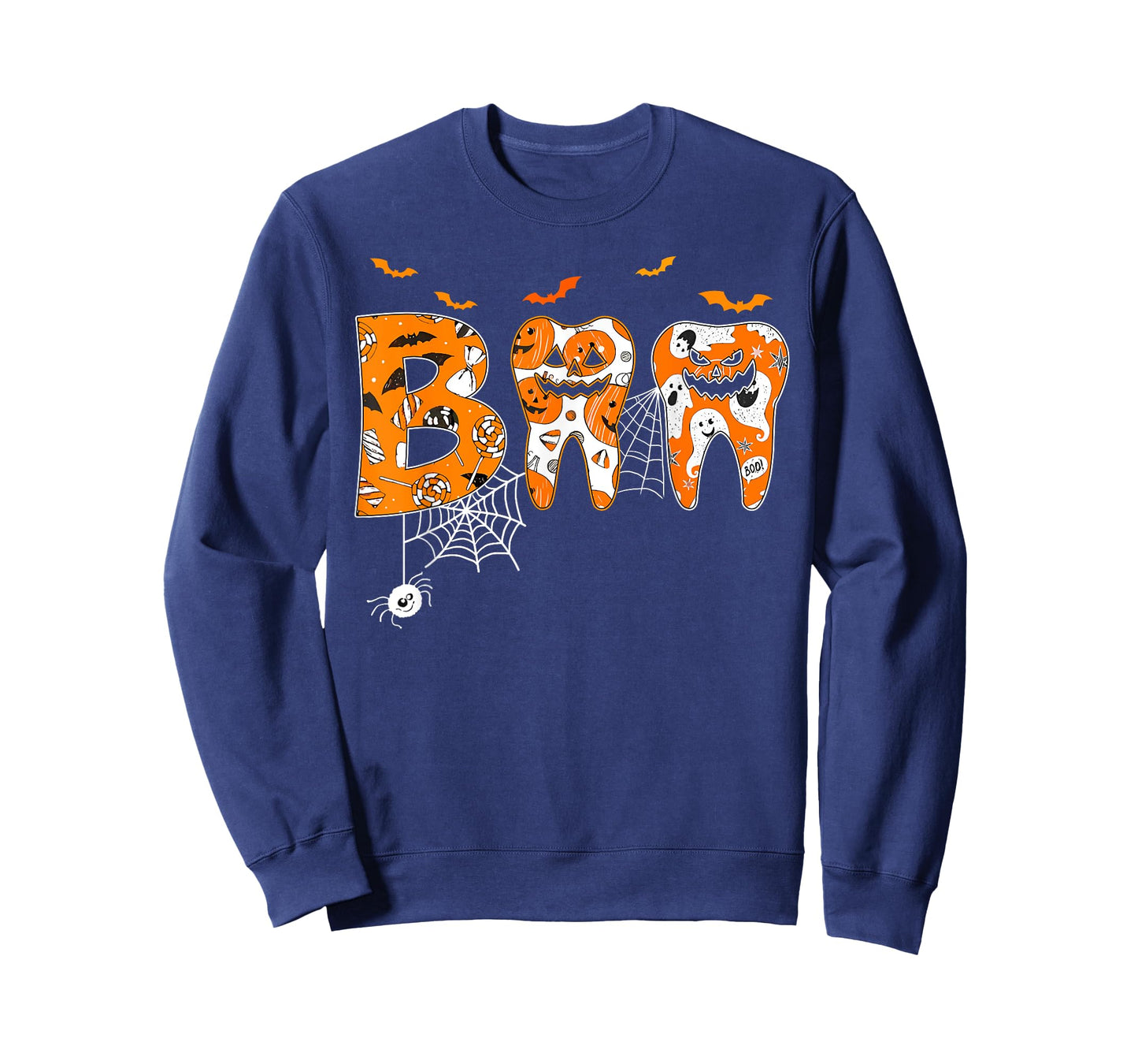 Boo Happy Halloween Teeth Dental Pediatric Dentist Spooky T-Shirt