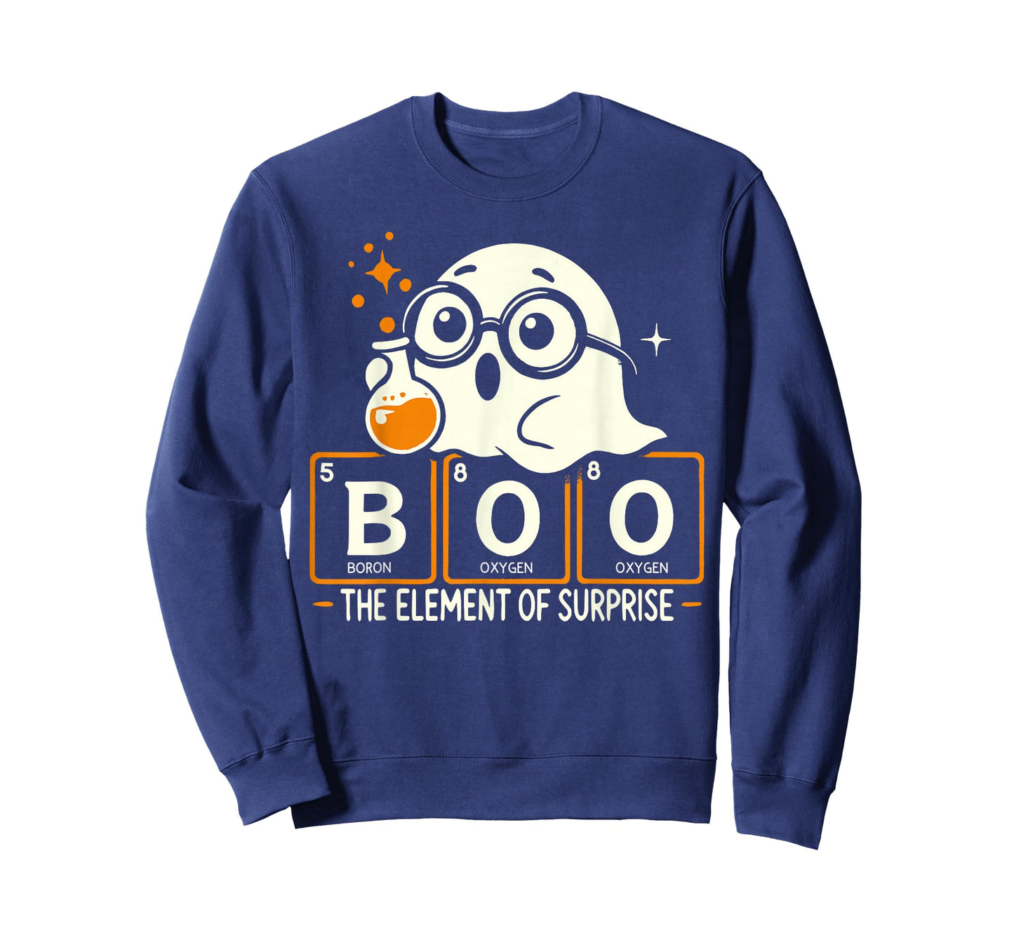 Boo The Element Of Surprise Shirt Cute Ghost Science Vintage T-Shirt