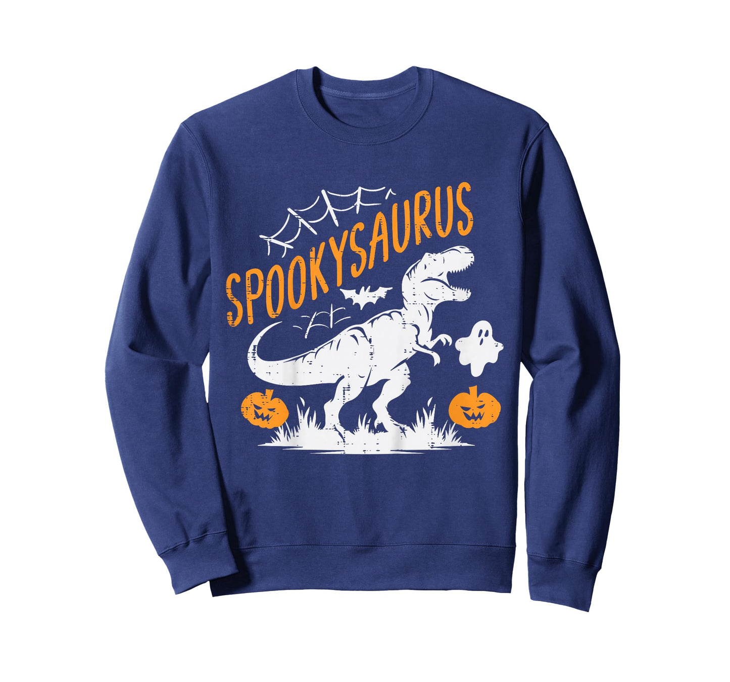 Kids Spookysaurus Dinosaur Dino Ghost Halloween Toddler Boys Kids T-Shirt