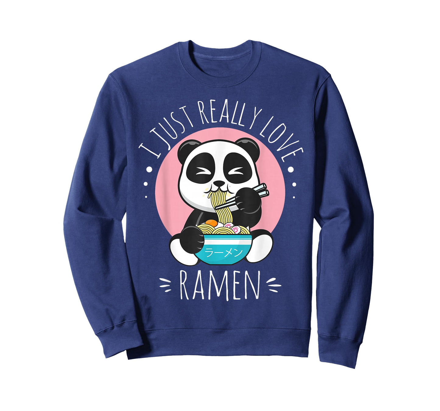 I Just Really Love Ramen Kawaii Anime Panda Cute Manga Lover T-Shirt