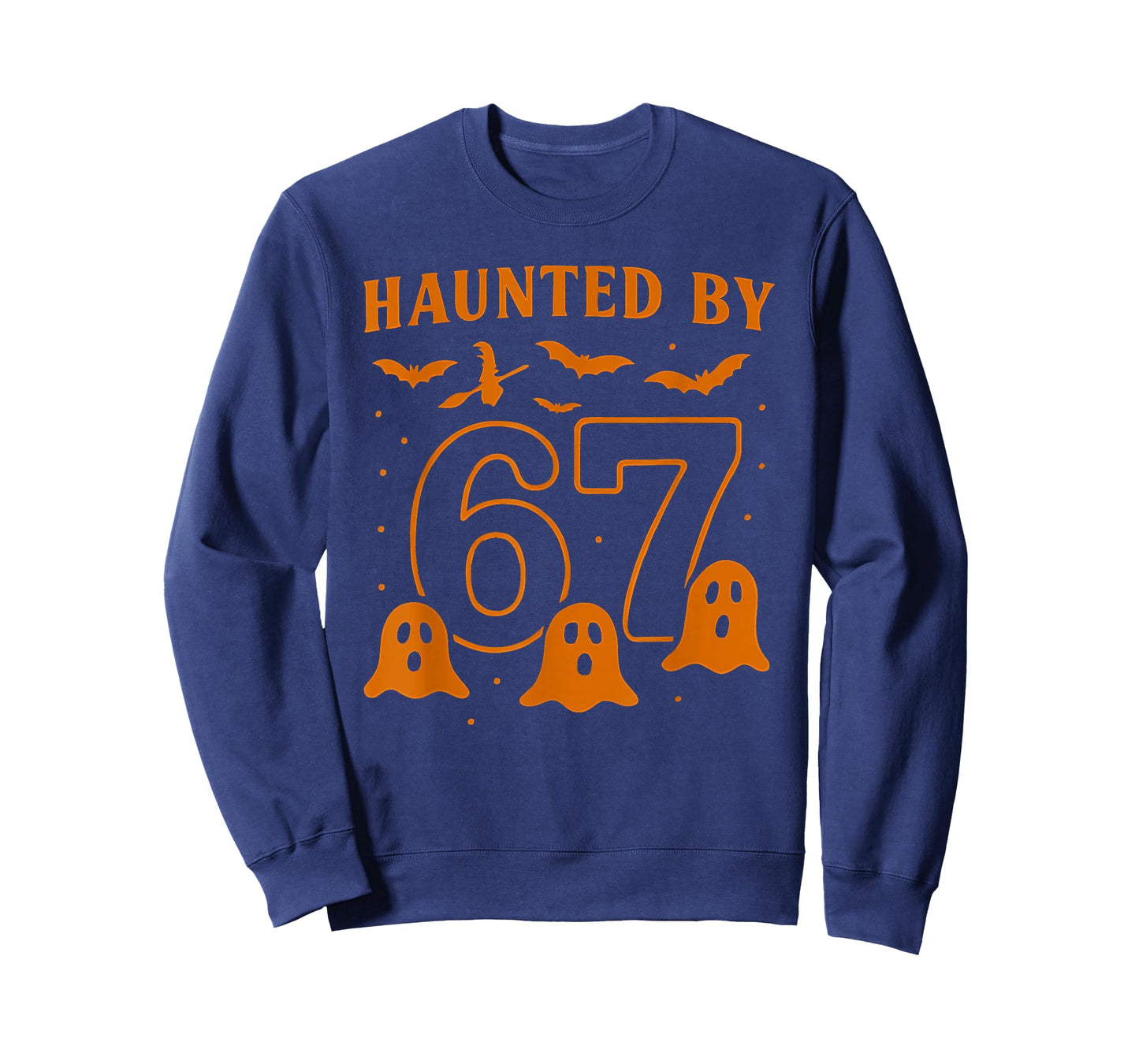 Haunted by 67 Meme Halloween Ghost Graphic T-Shirt
