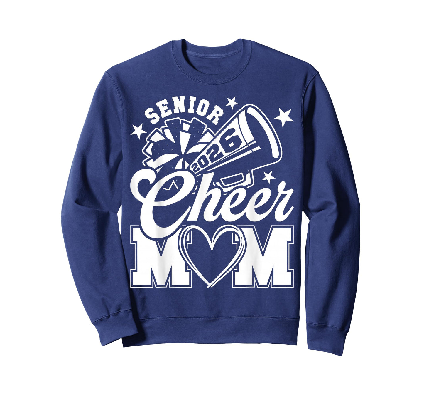 Senior Cheer Mom 2026 Proud Cheerleader Mom Class of 2026 T-Shirt