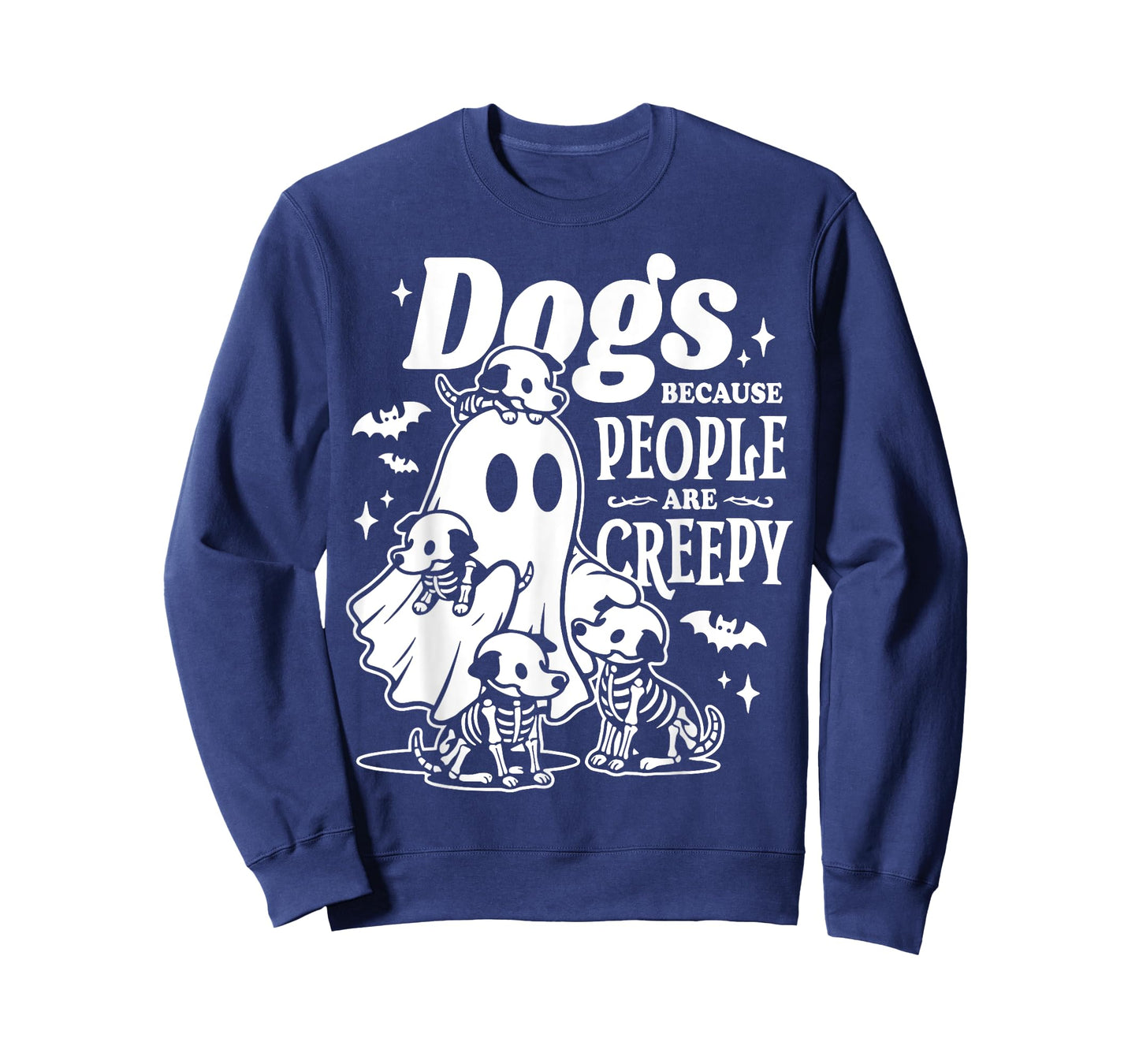 Halloween Ghost Dogs Because People Are Creepy T-Shirt
