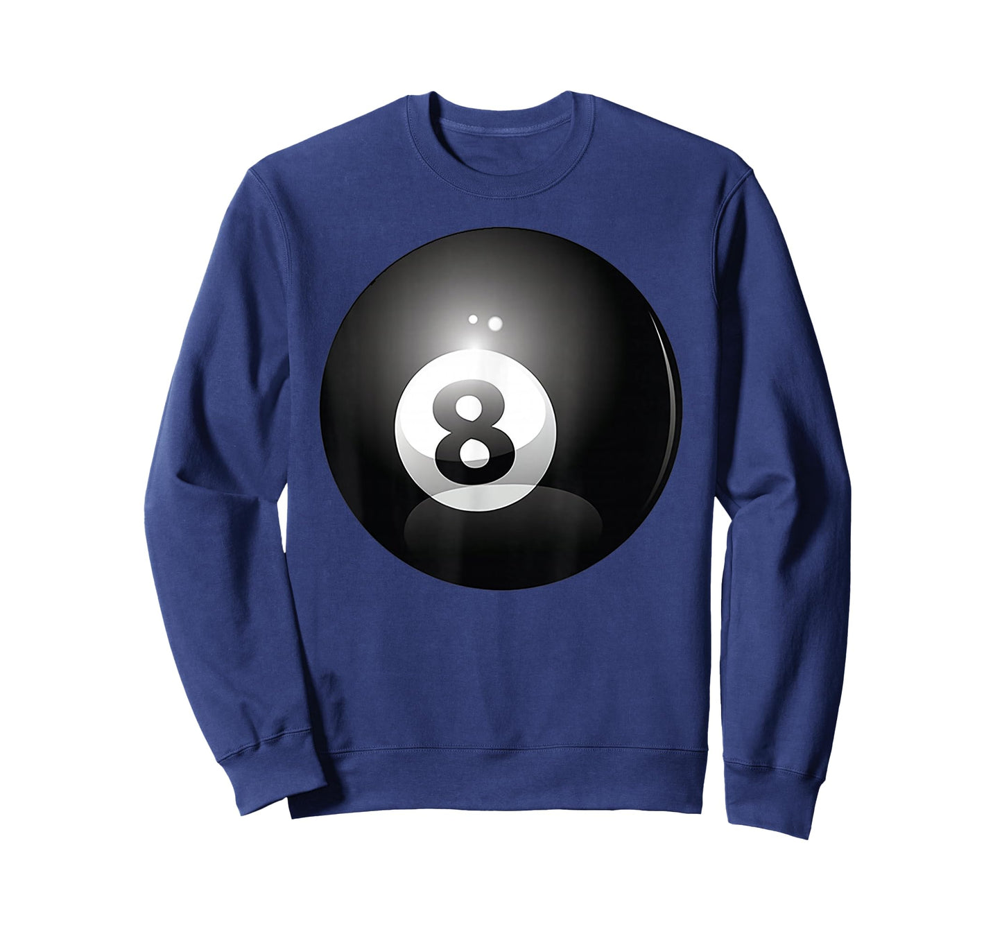 8 Ball Billiards Pool Player Eight Ball Lucky 8 T-Shirt