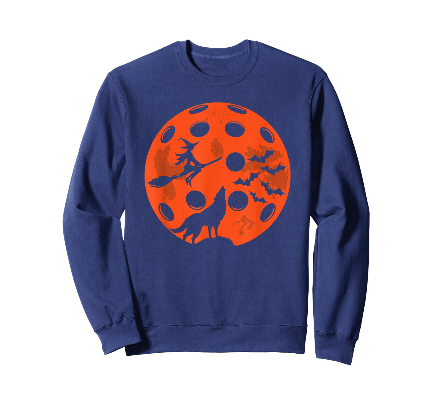 Halloween Pickleball Moon Spooky Graphic T-Shirt