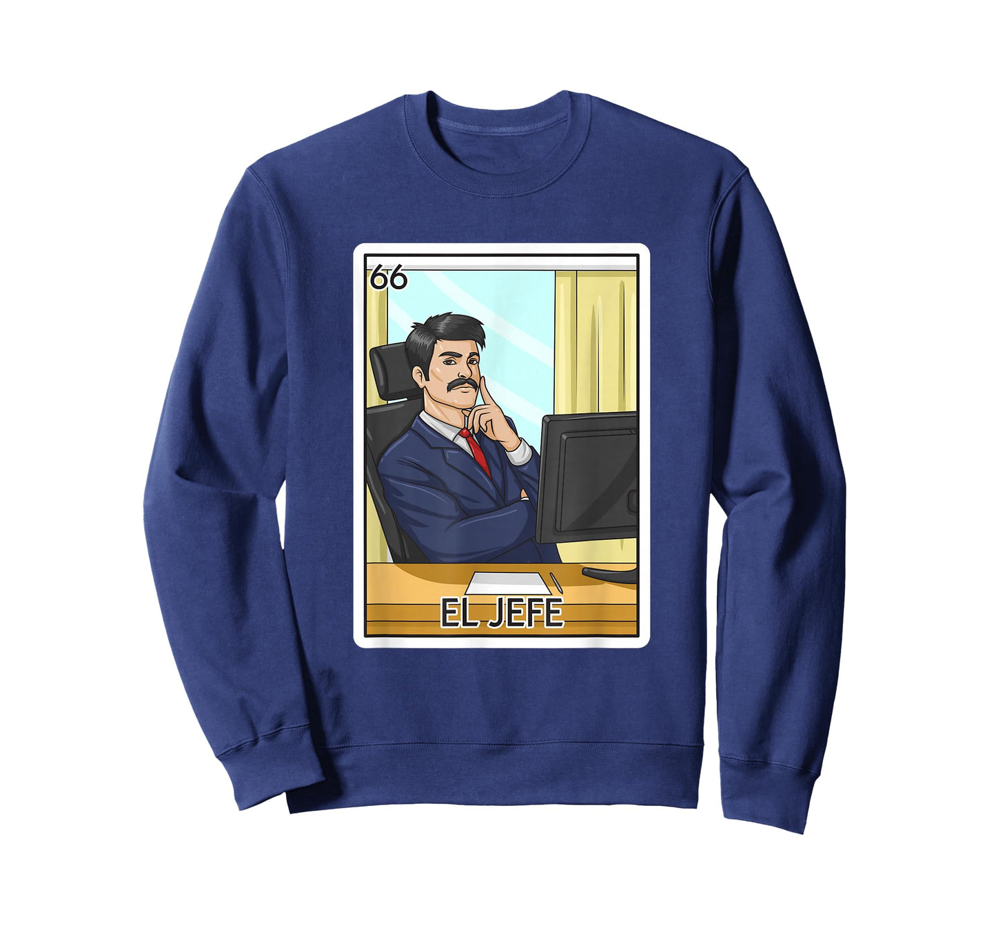 El Jefe Gift The Boss Card Mexican Lottery The Chief Card T-Shirt
