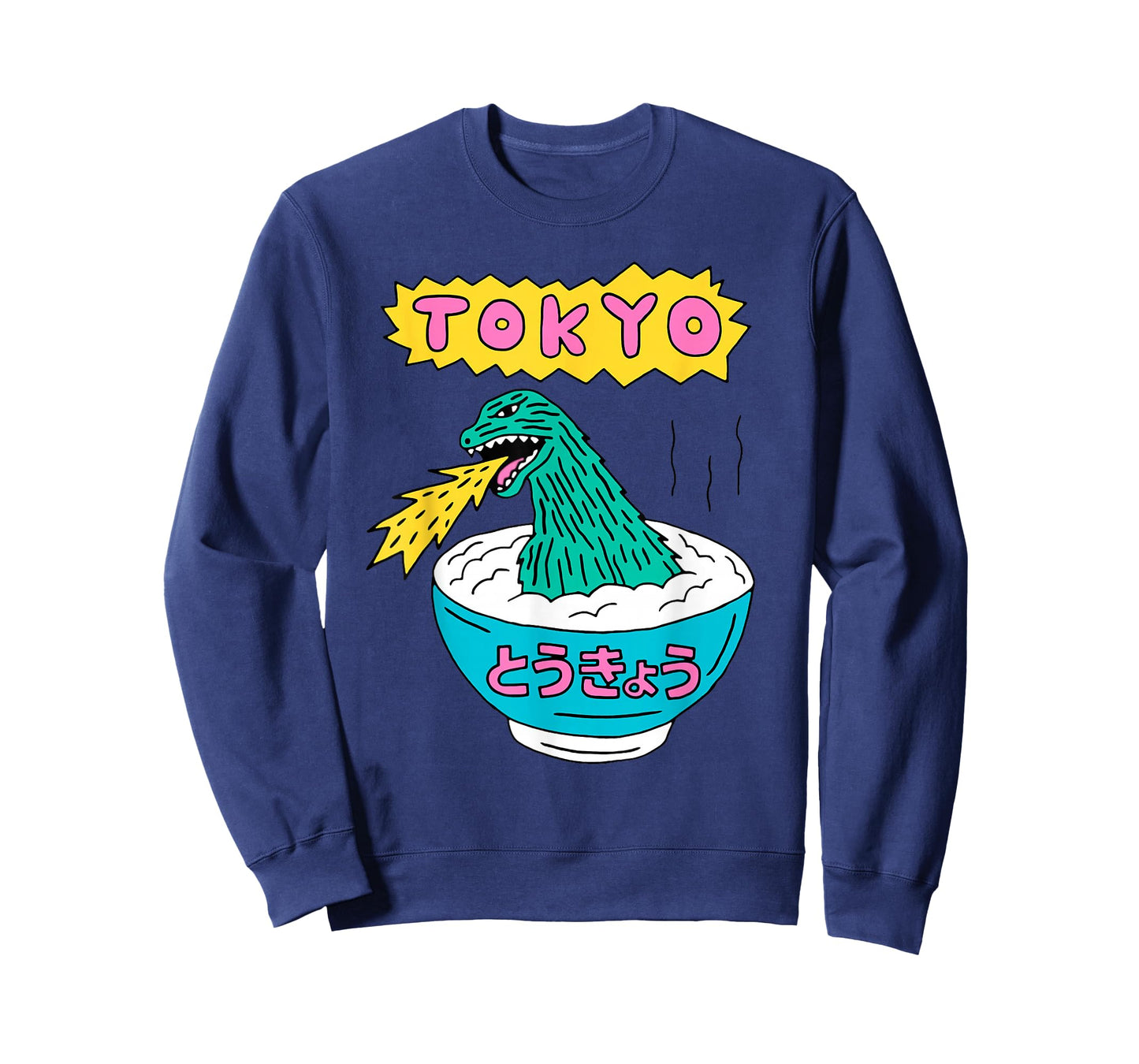 Tokyo Japan Funny Vintage Monster Attack On Soup Ramen Gifts T-Shirt